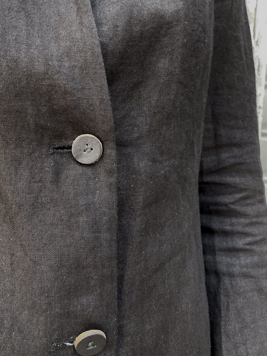 Layer-0 Layer-0 Retro Overlock Stitch Avant-Garde Linen Jacket/Coat Size S / US 4 / IT 40 - 13 Thumbnail