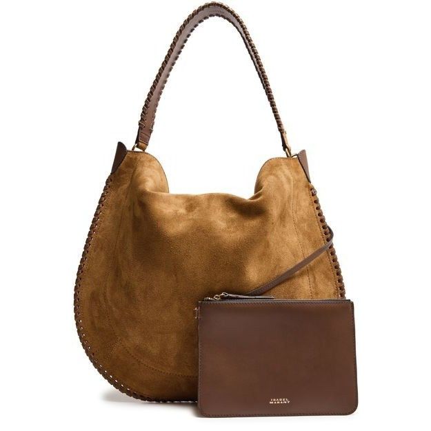 Isabel Marant Isabel Marant Oskan Soft Folk Brown Suede Shoulder Bag New A Size ONE SIZE - 3 Thumbnail