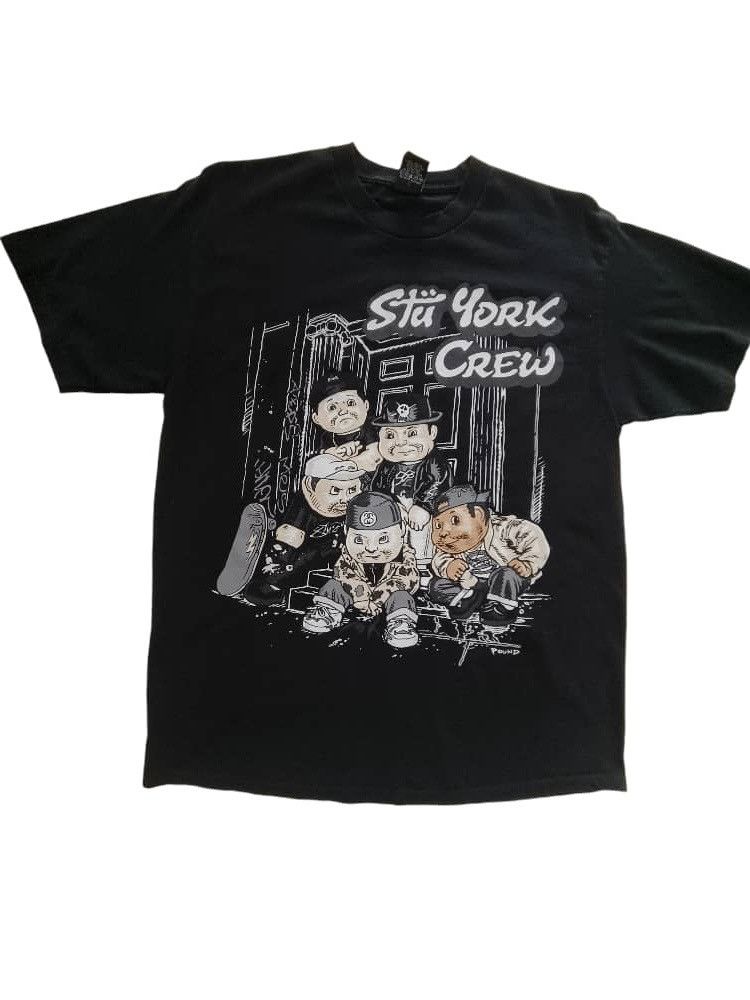 Stussy Stussy x Pound (StuYork Crew) Shirt Short Sleeve Black Size US L / EU 52-54 / 3 - 1 Thumbnail