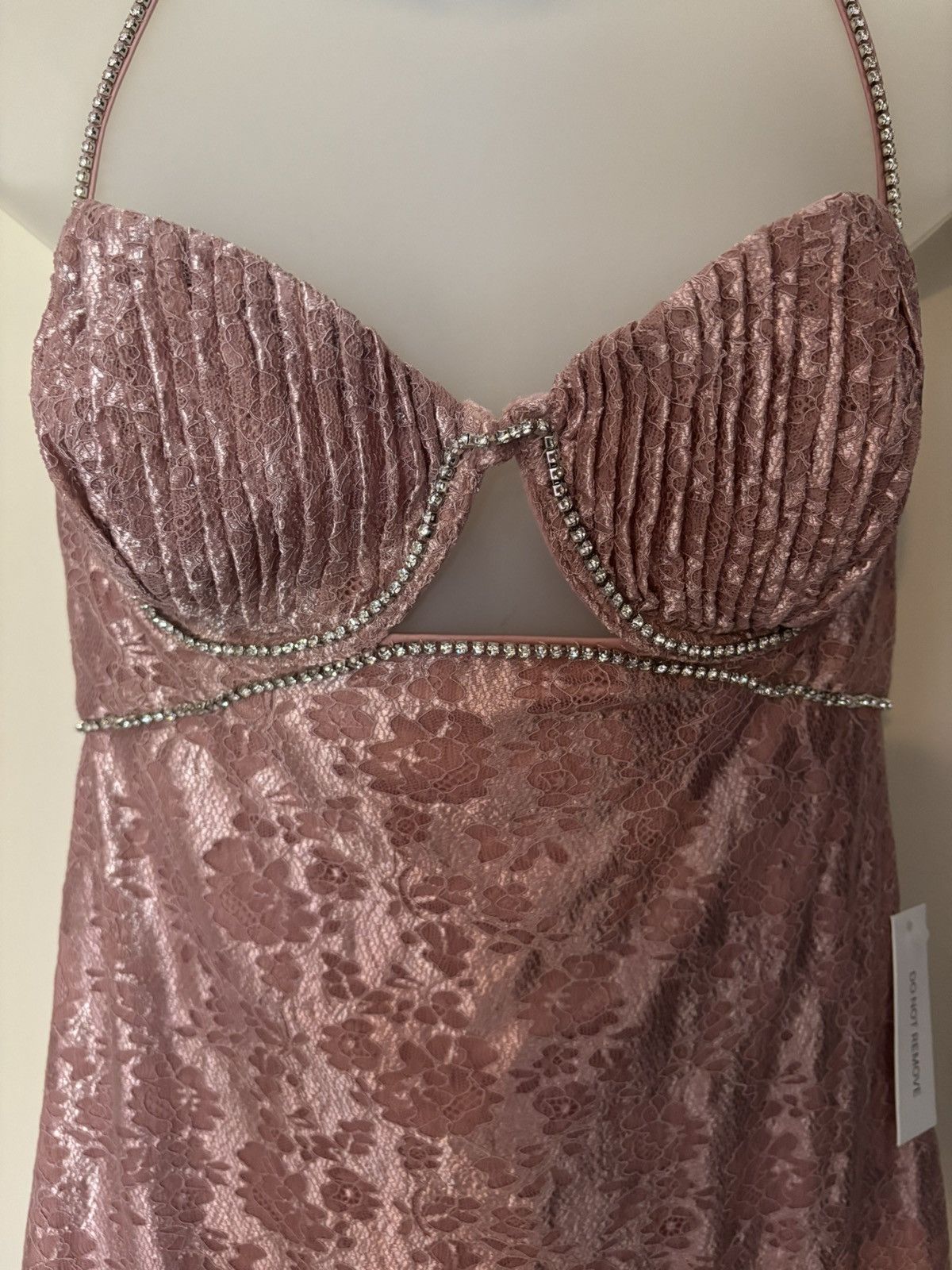 For Love & Lemons For Love & Lemons Shai Mini Dress Size L / US 10 / IT 46 - 4 Thumbnail