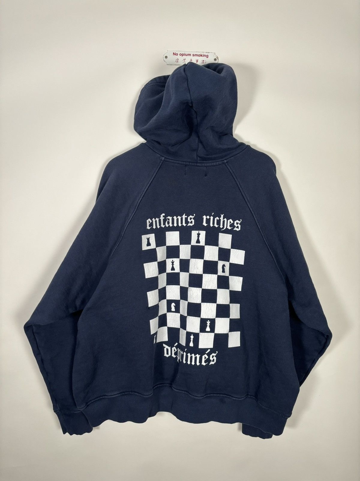 Enfants Riches Deprimes 🚭RARE ERD🚭2018 NAVY BLUE “CHECKERBOARD LOGO HOODIE” GRAIL Size US L / EU 52-54 / 3 - 4 Thumbnail