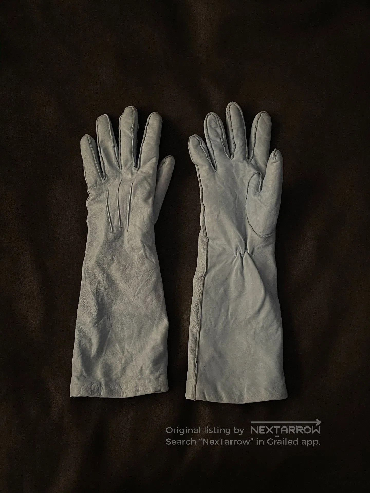 Ann Demeulemeester Ann Demeulemeester Unisex Leather Gloves. Size ONE SIZE - 1 Thumbnail