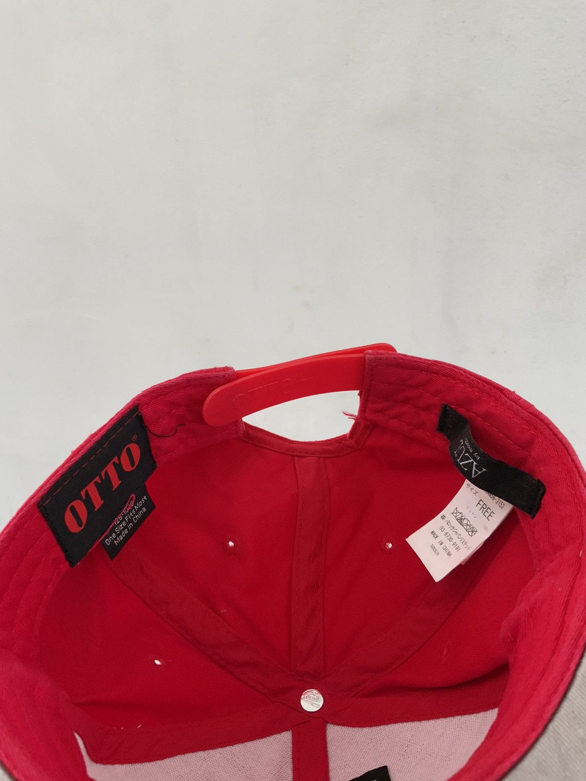 Japanese Brand AZUL by Moussy Otto Red Fade Hat Size ONE SIZE - 14 Thumbnail