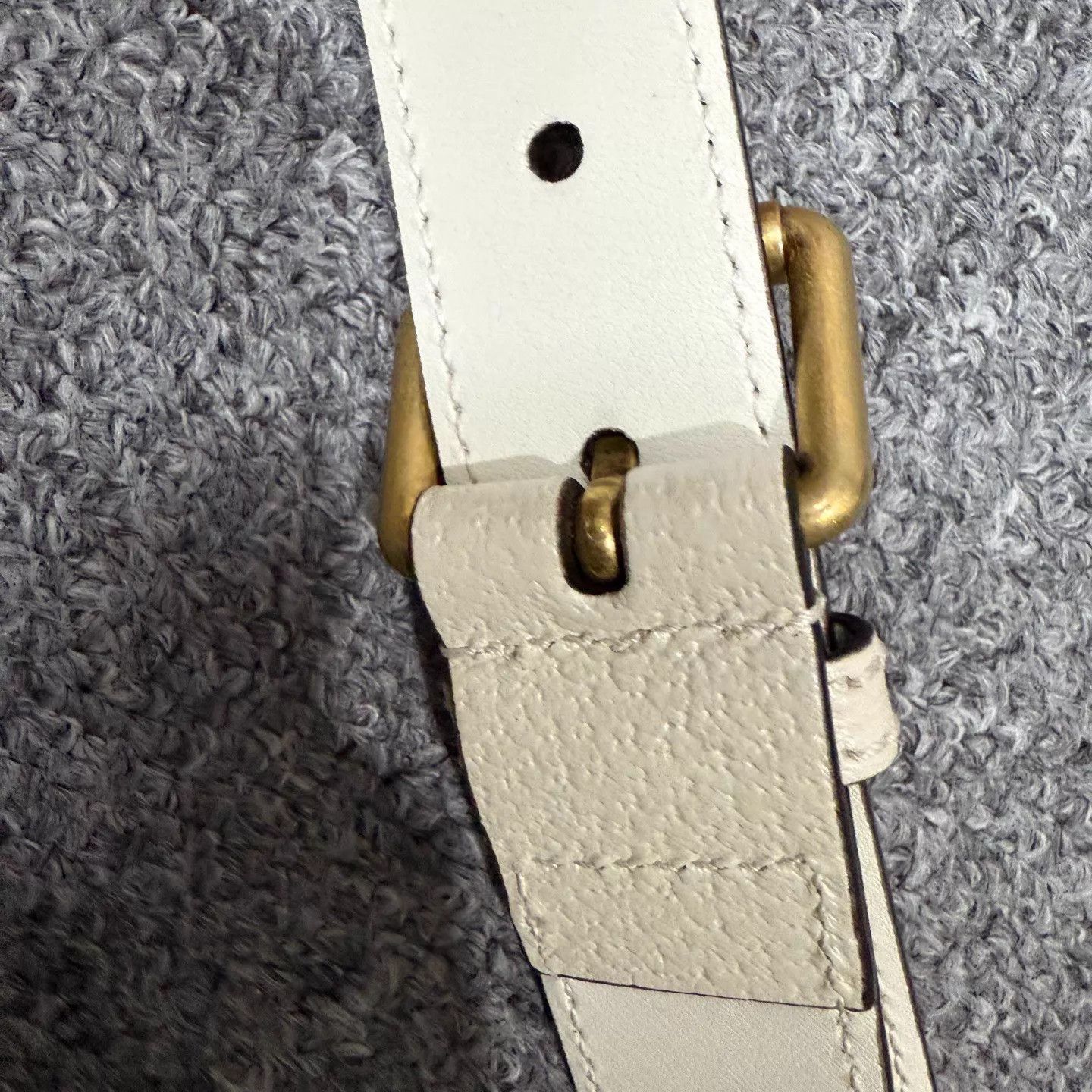Gucci Gucci White GG Supreme Waist Bag Size ONE SIZE - 6 Thumbnail