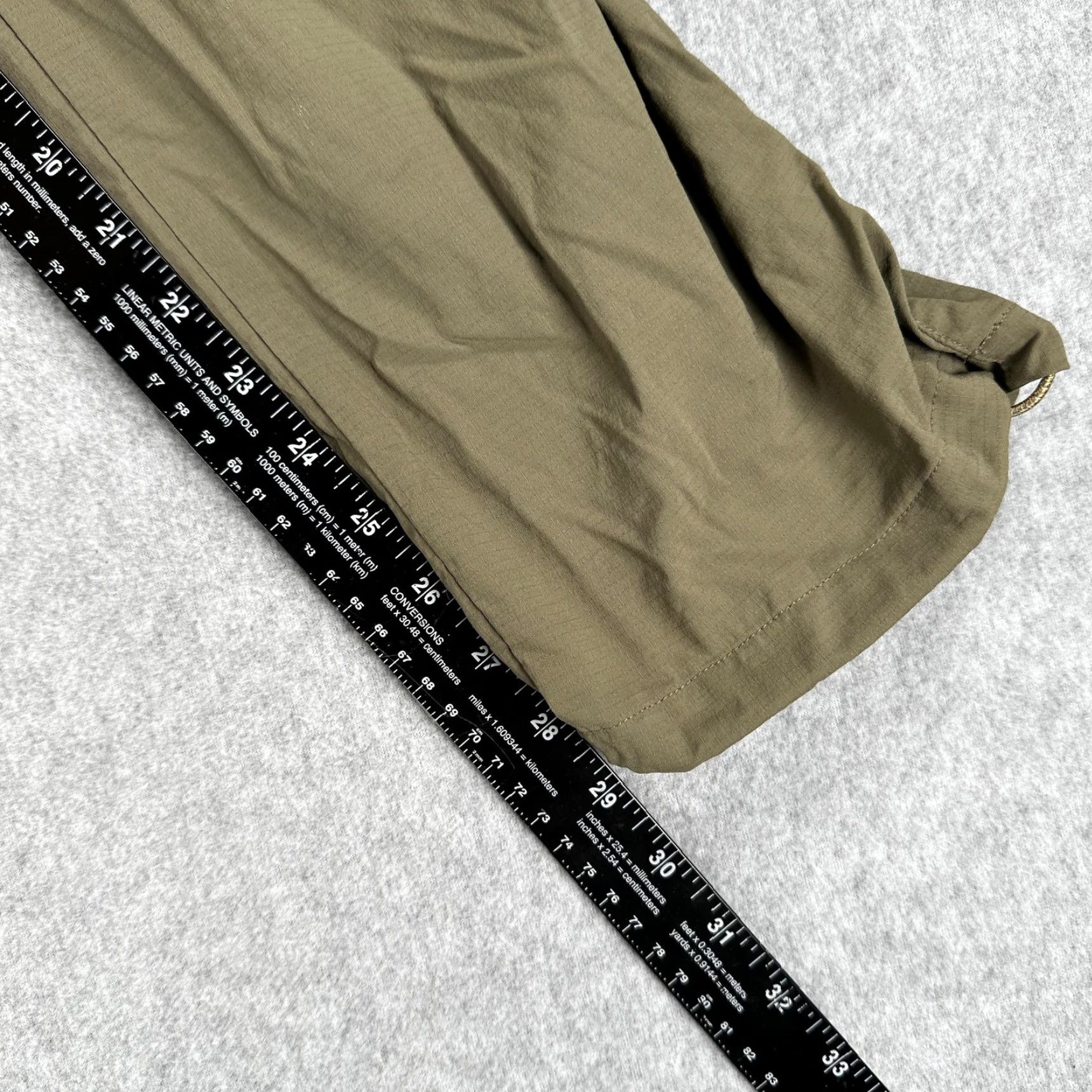 Vintage Backcountry Green Lightweight Womens 12 Straight Pants Elastic Waist Travel Hiking Casual Size 34" / US 12 / IT 48 - 7 Thumbnail