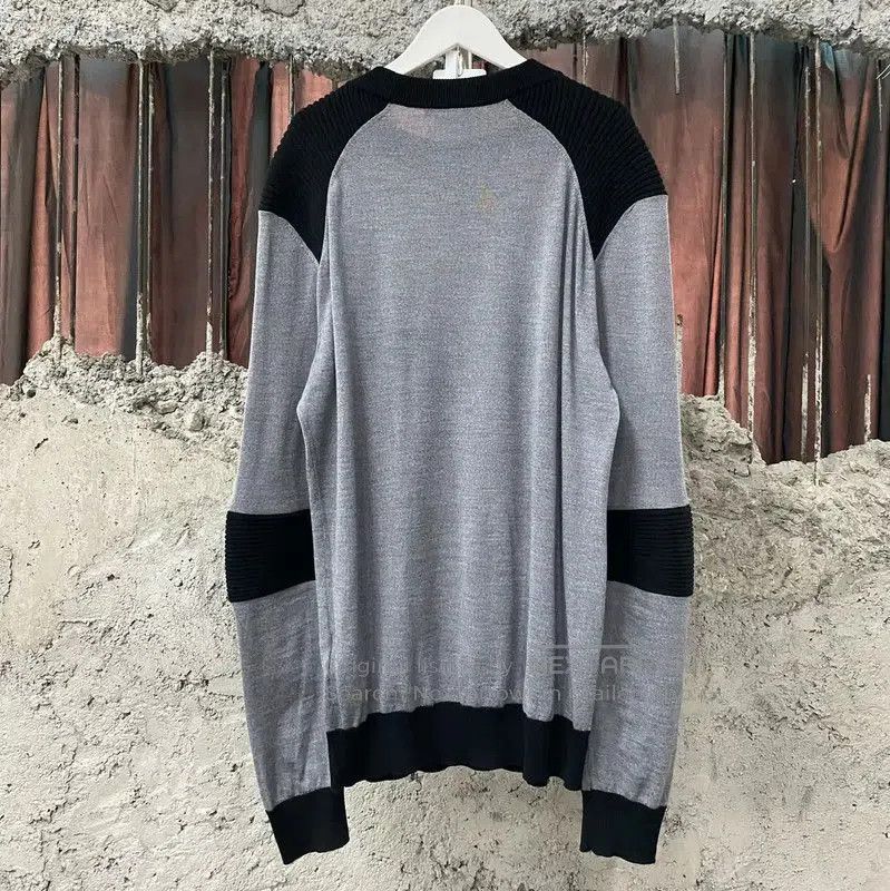 Balmain Balmain Colorblock Long Sleeve Pullover Sweater . Size US XL / EU 56 / 4 - 2 Thumbnail