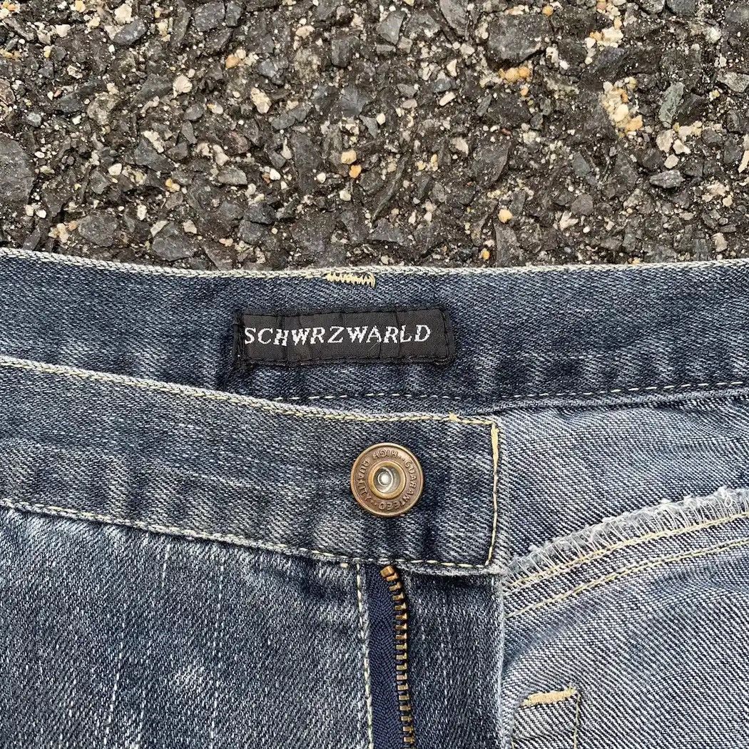 Edition Japan SCHWRZWARLD JAPAN Jeans Bleach 34x30 Faded Denim Baggy Pants Size US 34 / EU 50 - 10 Thumbnail