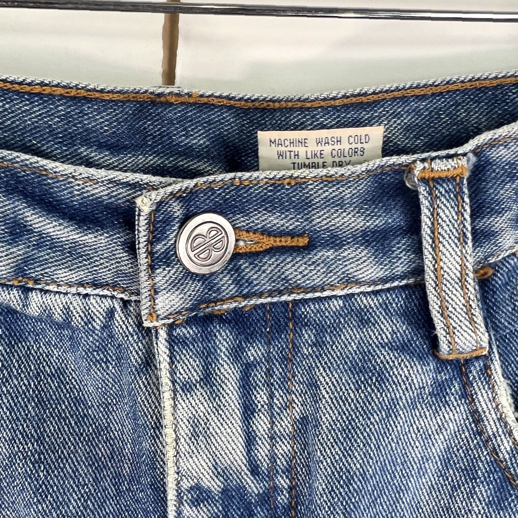 Bill Blass VINTAGE Bill Blass Denim A Line Jeans Skirt Women's Size 12 Blue Size 34" / US 12 / IT 48 - 3 Thumbnail