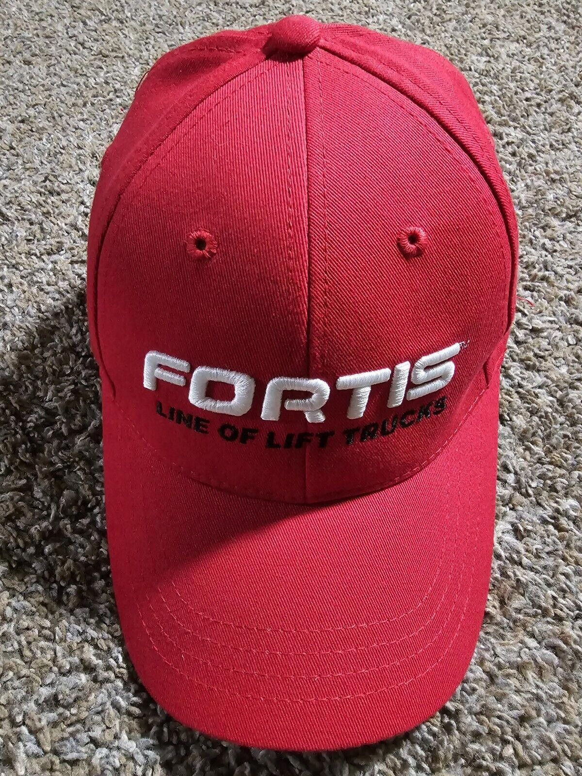Designer Hyster Fortis Lifter Trucks Hook & loop Strapback hat Size ONE SIZE - 2 Thumbnail