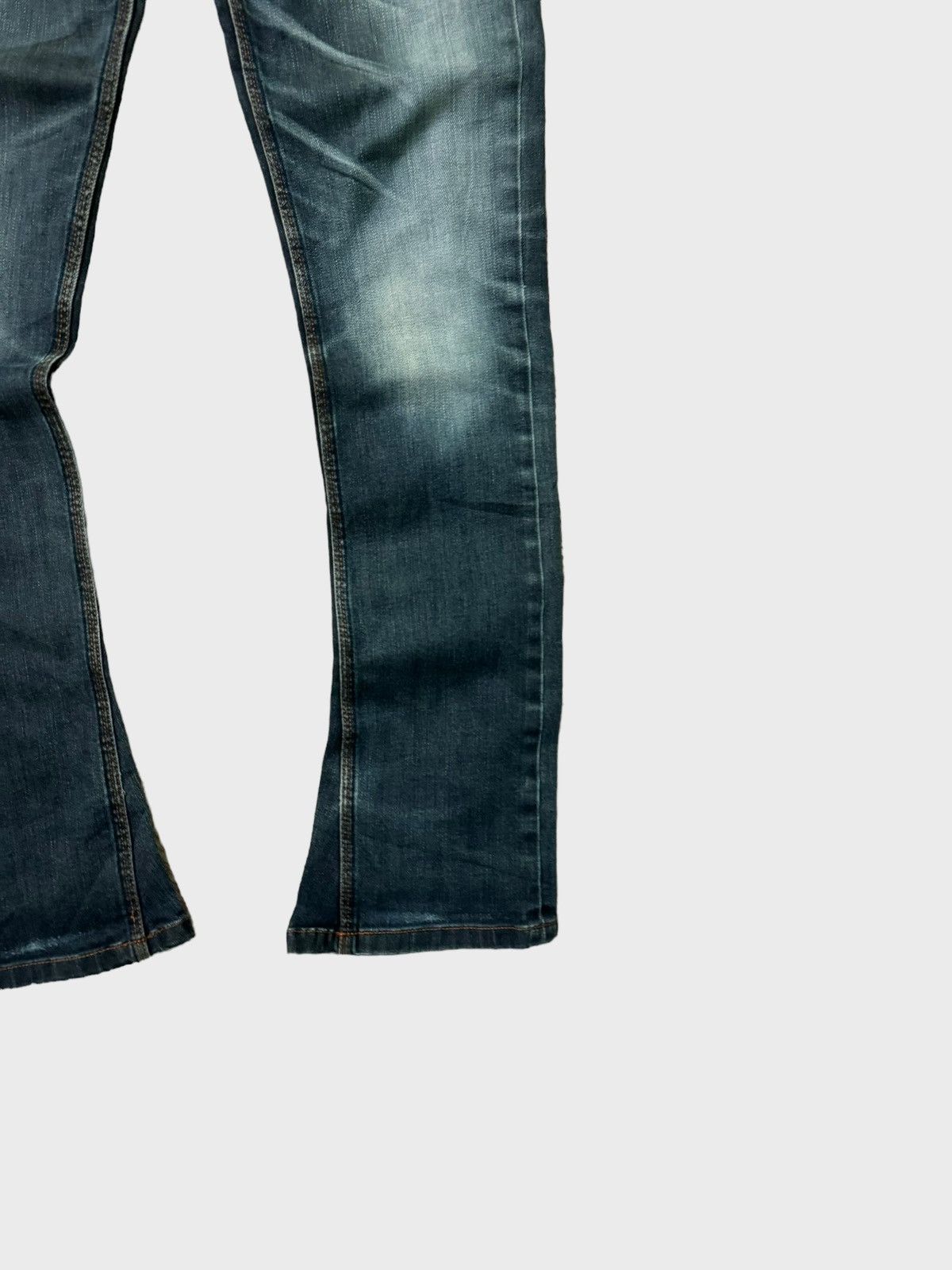5351 POUR LES HOMMES VTG Nicole Club For Men Fade Blue Stretch Denim Flare Jeans Size US 30 / EU 46 - 6 Thumbnail