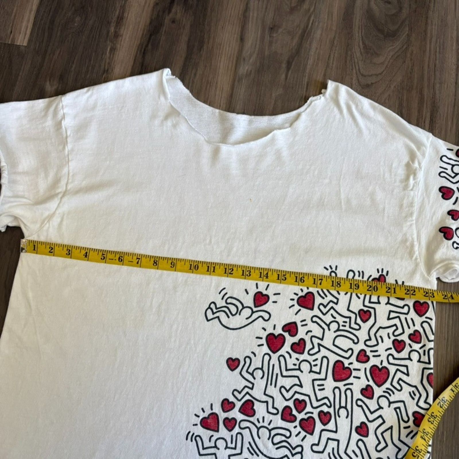 Keith Haring Vintage Keith Haring Manpower Art T-Shirt Men's Size XL Size US XL / EU 56 / 4 - 5 Thumbnail