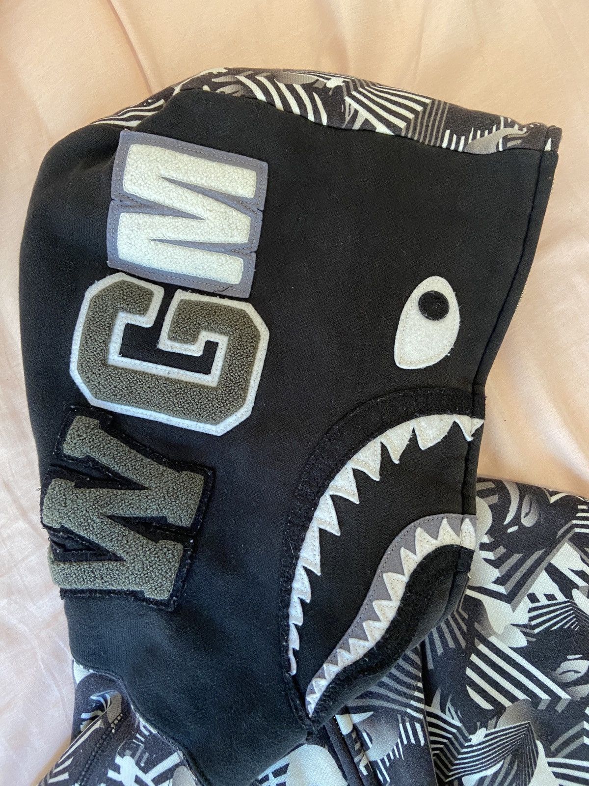 Bape BAPE dazzle camo brown shark hoodie Size US L / EU 52-54 / 3 - 2 Thumbnail