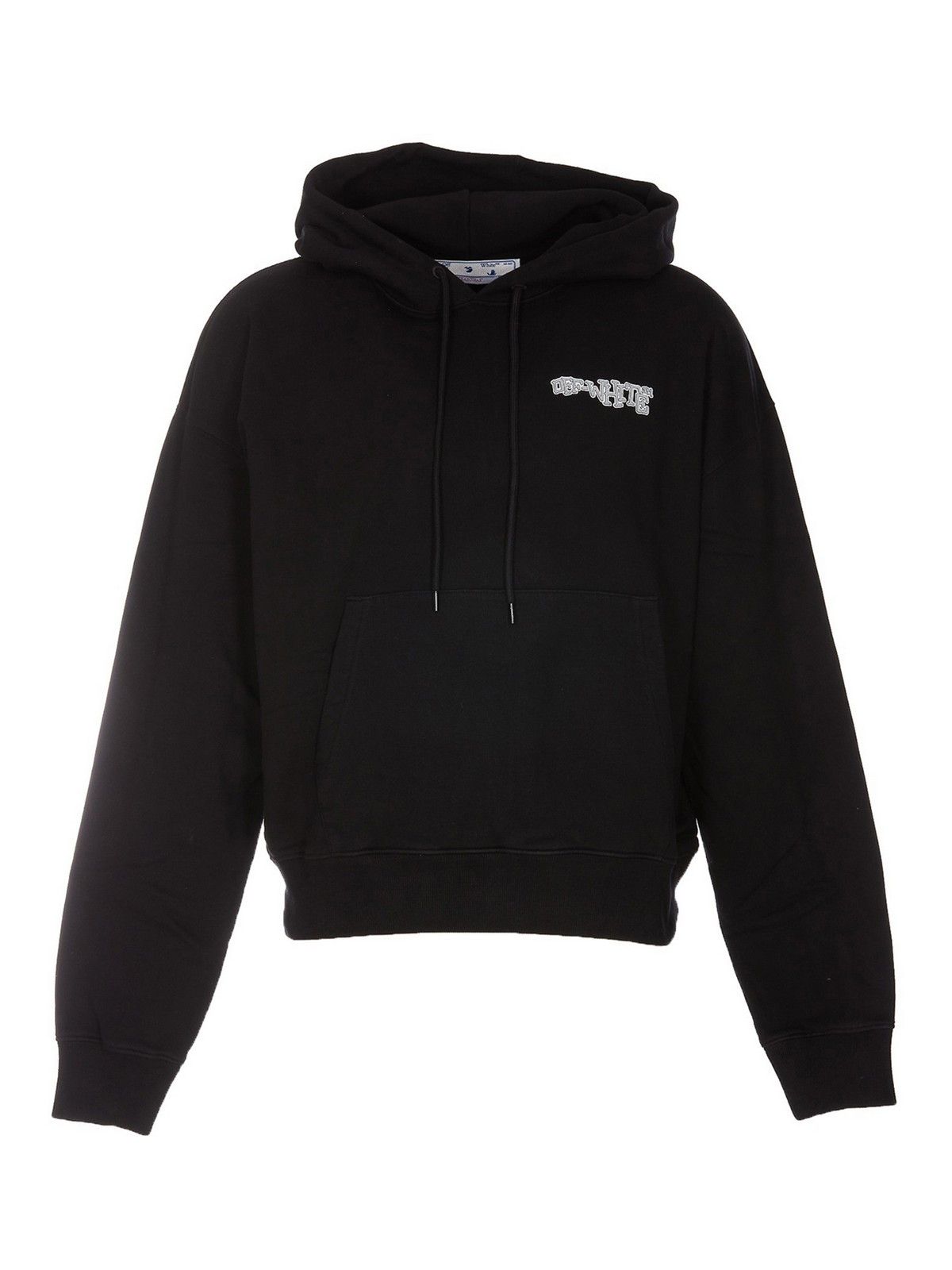 Off-White o1gr1nt1124 Carlos Arrow Over Hoodie in Black Size US M / EU 48-50 / 2 - 1 Thumbnail
