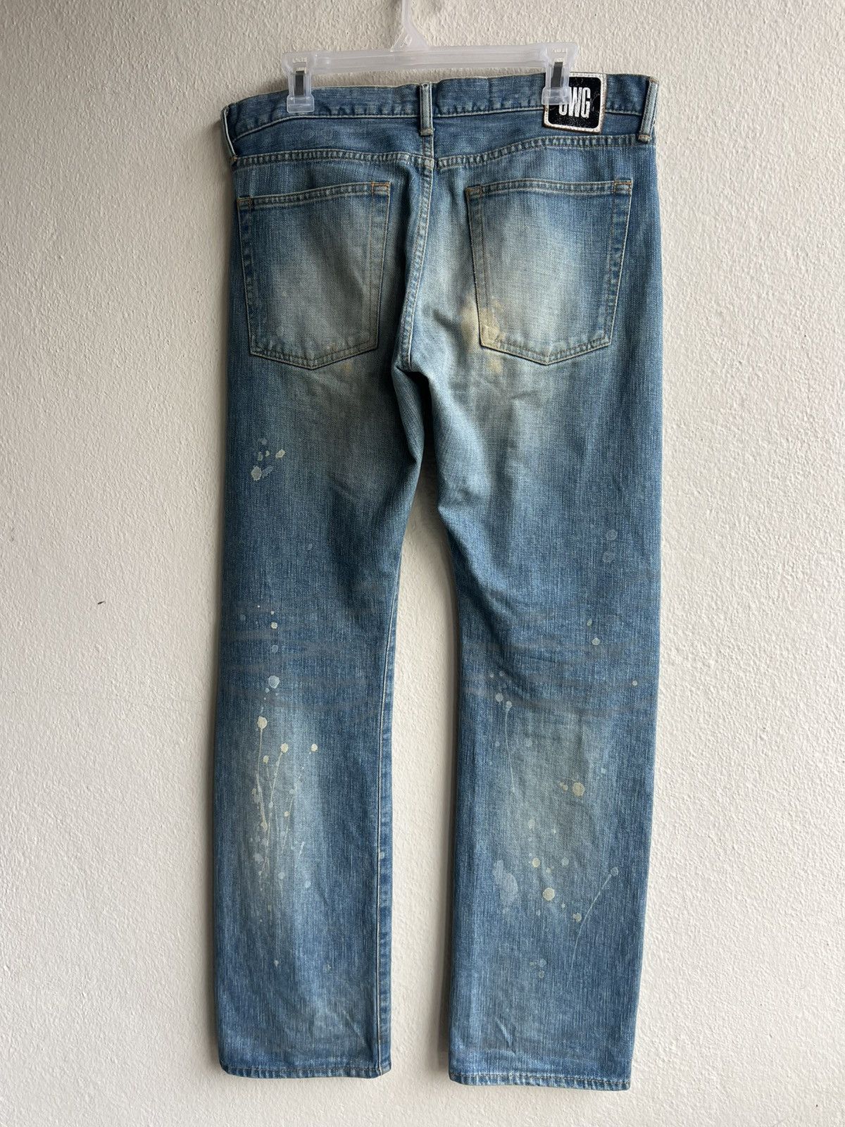Swagger Dirty Mud Wash Denim Swagger Japan Clawmark Painter Jeans Size US 32 / EU 48 - 3 Thumbnail