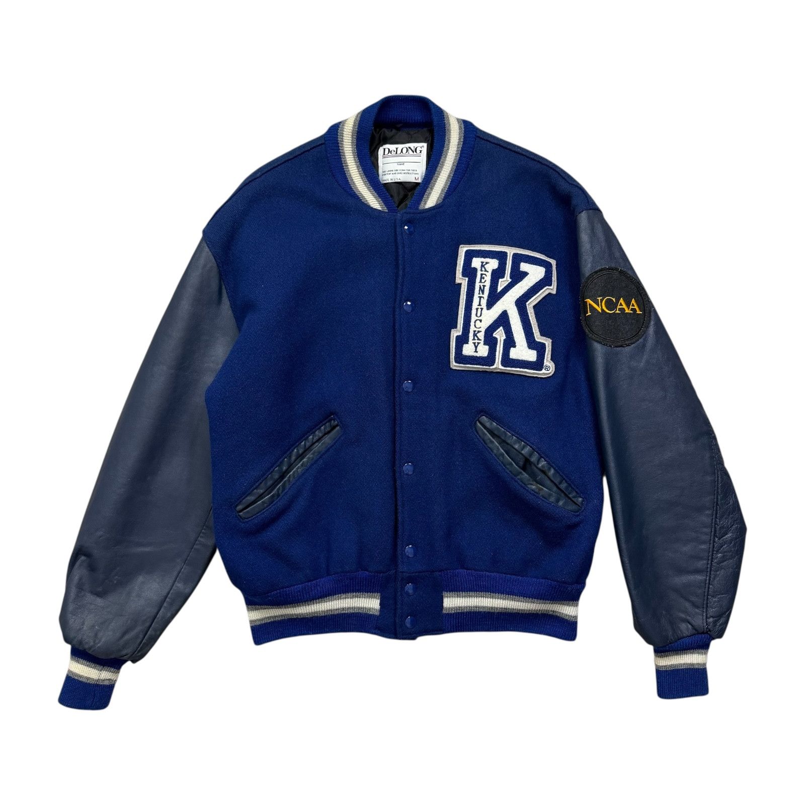 NCAA VTG 90s UNIVERSITY KENTUCKY WILDCATS DELONG VARSITY JACKET Size US M / EU 48-50 / 2 - 2 Thumbnail