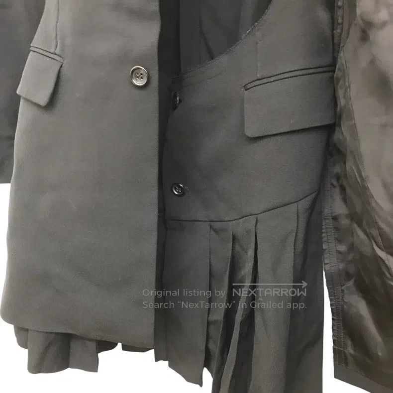 Comme des Garcons Comme Des Garcons Side Pleat Jacket Overcoat Size S / US 4 / IT 40 - 4 Thumbnail