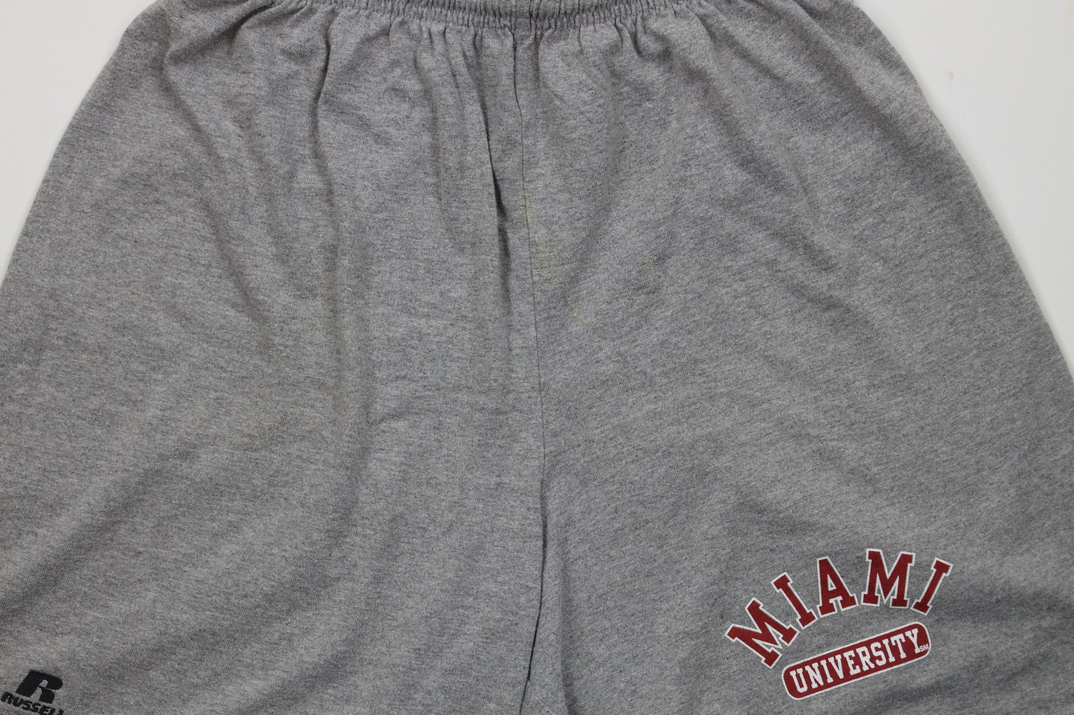 Russell Athletic × Vintage Vintage 90s Russell Athletic University Miami Above Shorts Size US 32 / EU 48 - 3 Thumbnail