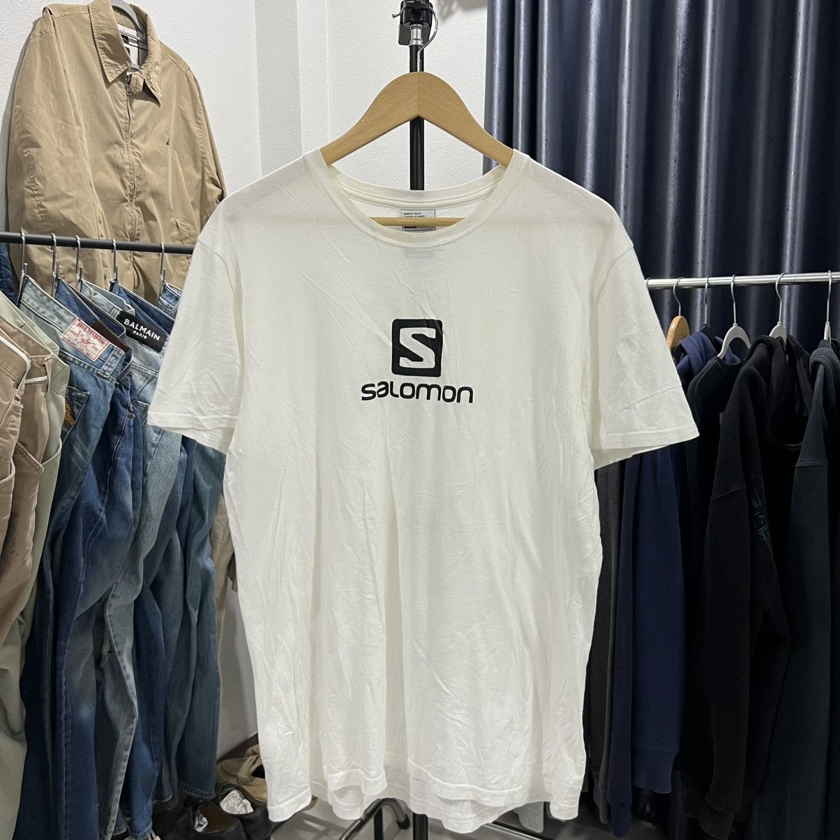 Salomon Salomon Logo T-Shirt Size US L / EU 52-54 / 3 - 1 Thumbnail