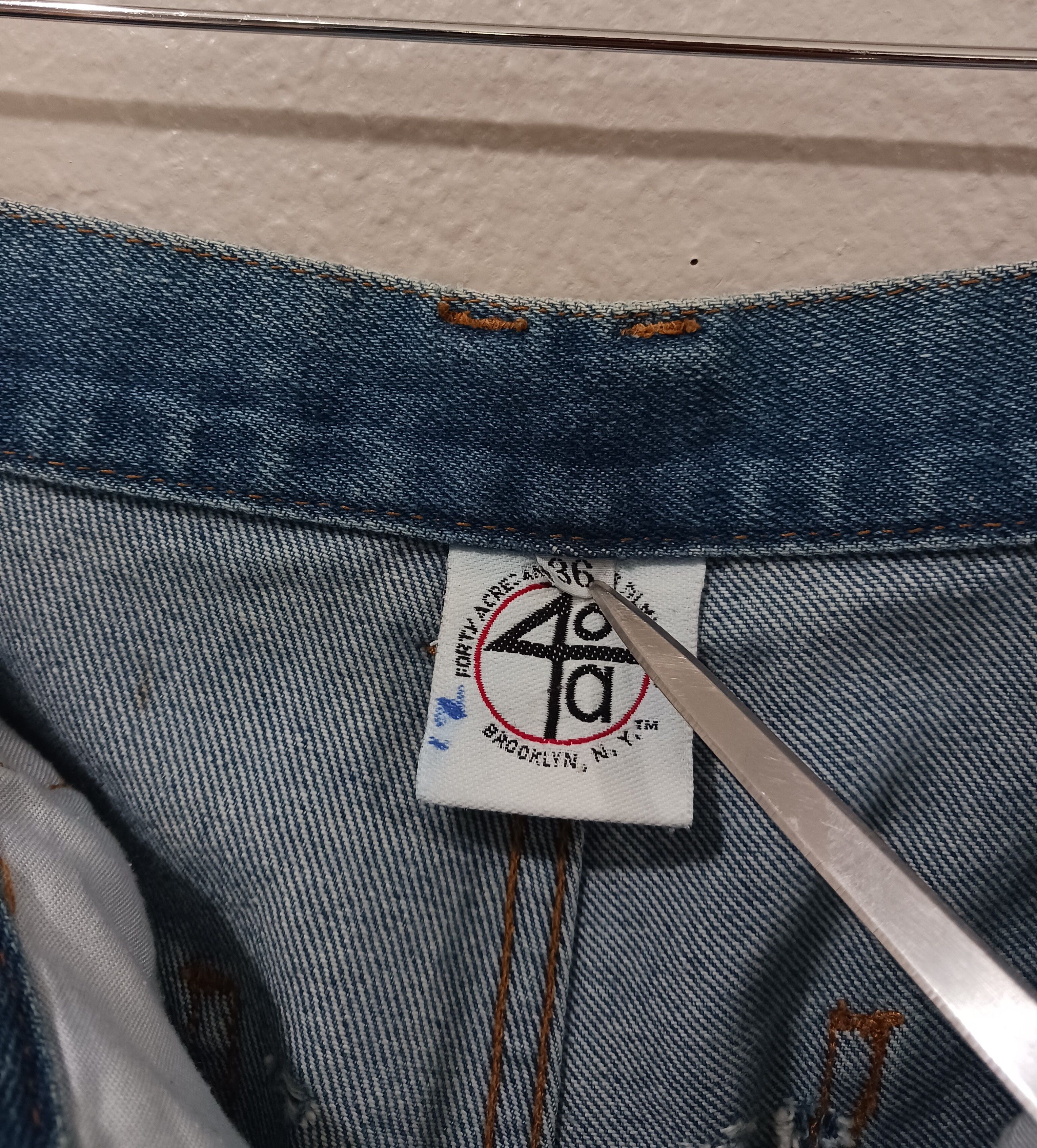 Vintage Forty Acres And A Mule Filmworks Vintage 90s Carpenter Jeans Size US 36 / EU 52 - 3 Thumbnail