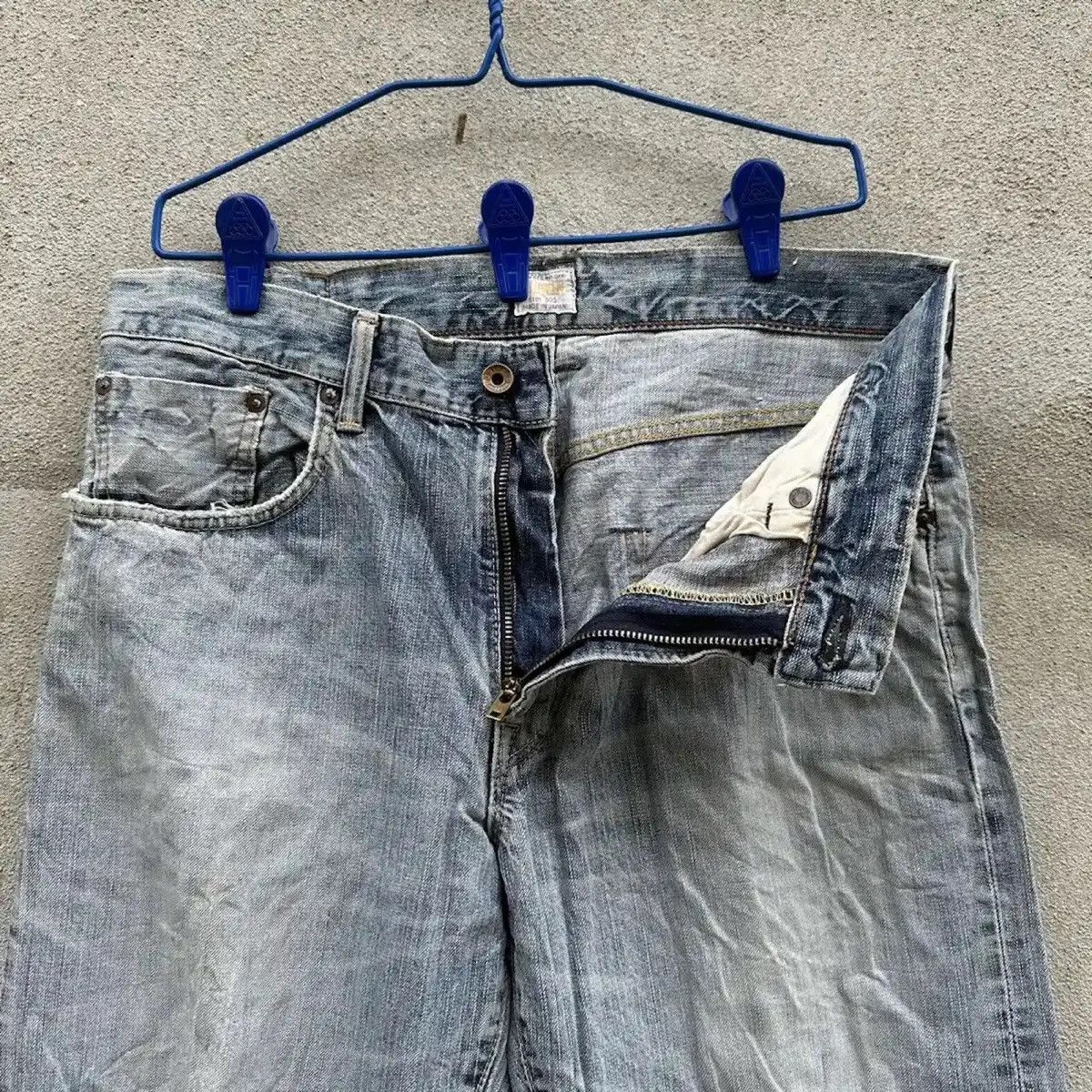 Self Edge RUSTY DIRTY DISTRESSED DENIM REDLINE JEAN FADED SELVEDGE W34 Size US 34 / EU 50 - 7 Thumbnail