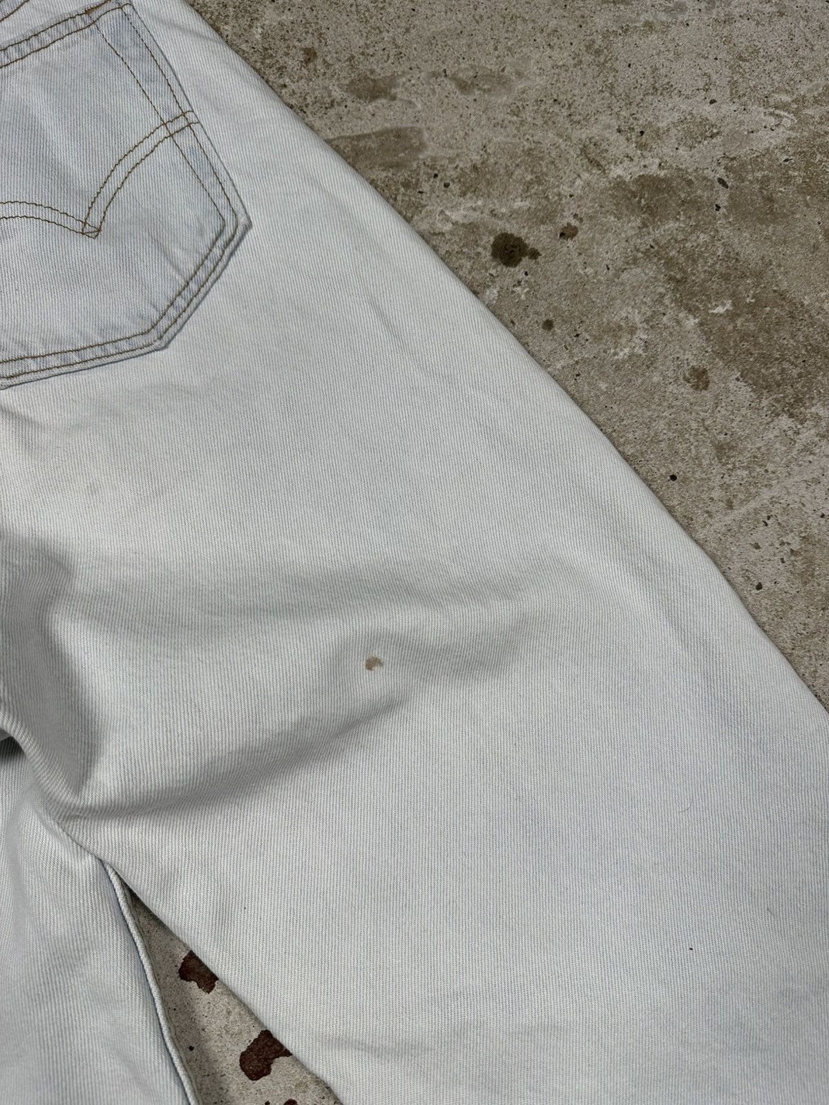 Levi's × Vintage Vintage 90s Levi’s 501 Washed Blue Denim Pants Jeans Size US 30 / EU 46 - 17 Thumbnail