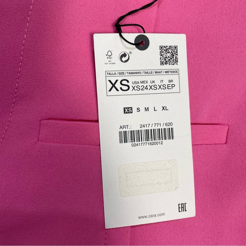 Zara NWT New Zara Pink High Waist Shorts Size XS Size 26" / US 2 / IT 38 - 5 Thumbnail