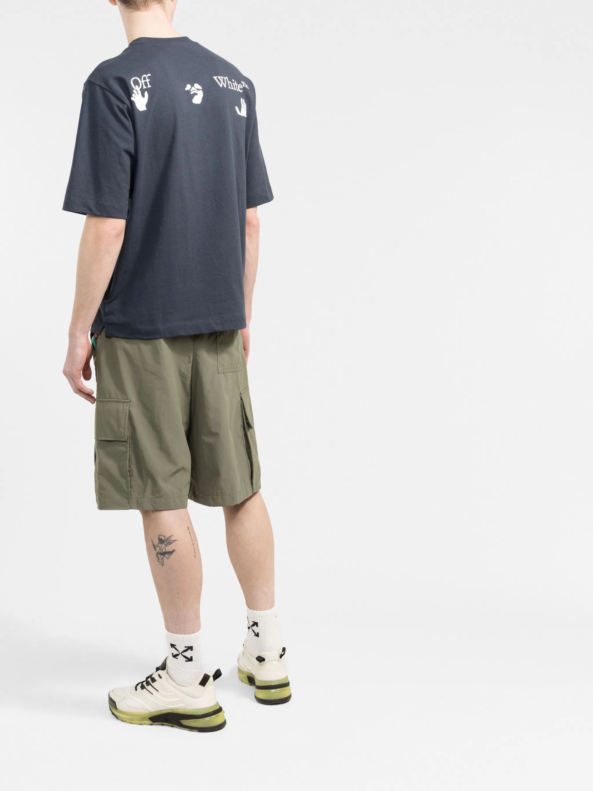 Off-White o1y0325 Short in Military Green Size US 28 / EU 44 - 4 Thumbnail