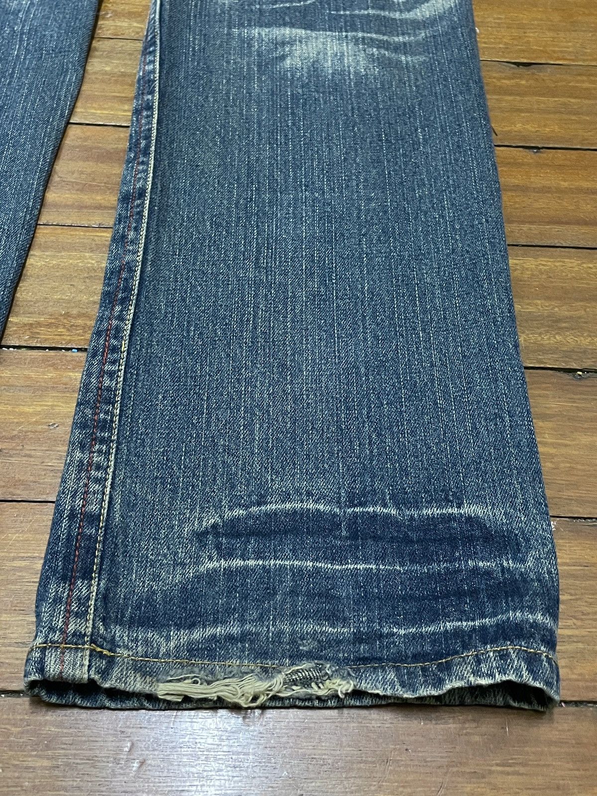 If Six Was Nine × Japanese Brand × Le Grande Bleu (L.G.B.) Very Rare Vintage Japanese Brand Tactical Cargo Jeans 2000s Size US 33 - 8 Thumbnail