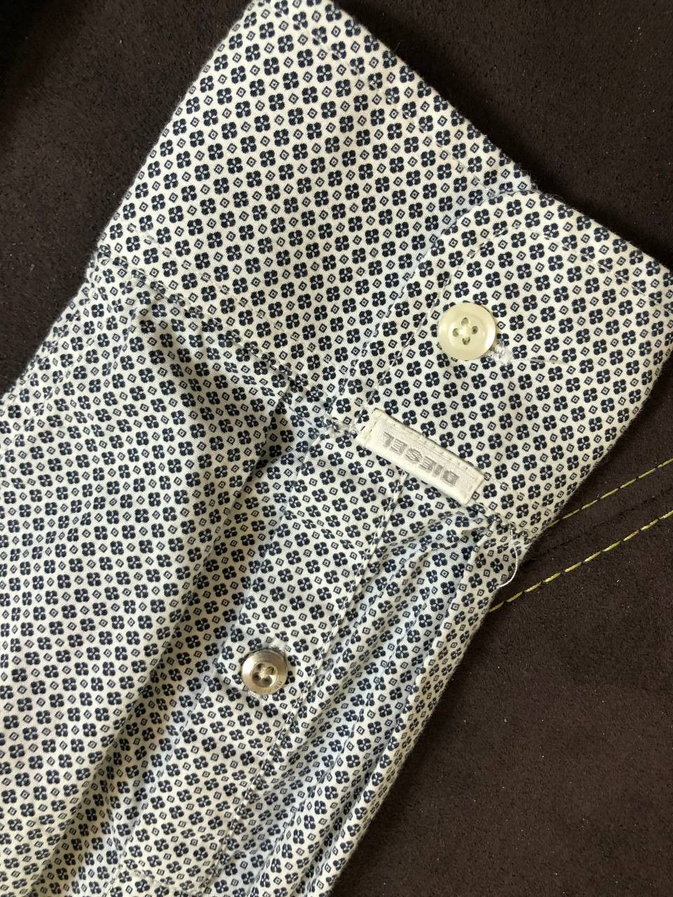 Diesel Diesel Long Sleeve Button-Down Dress Shirt Size US L / EU 52-54 / 3 - 9 Thumbnail