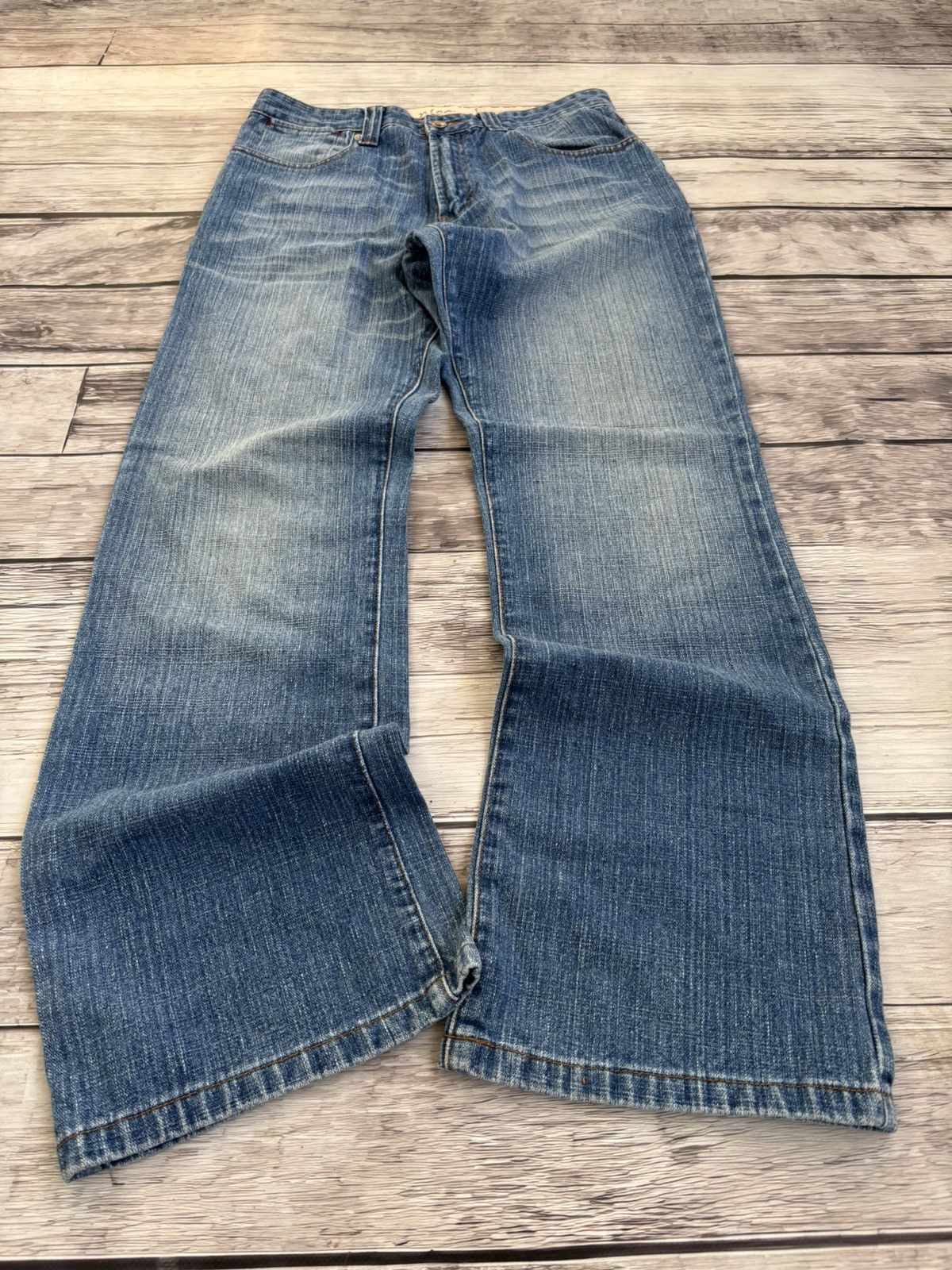 If Six Was Nine × Japanese Brand × Vintage VTG Rick Owens Junya Watanabe Style Classic Baggy Jeans 90S Size US 32 / EU 48 - 1 Thumbnail
