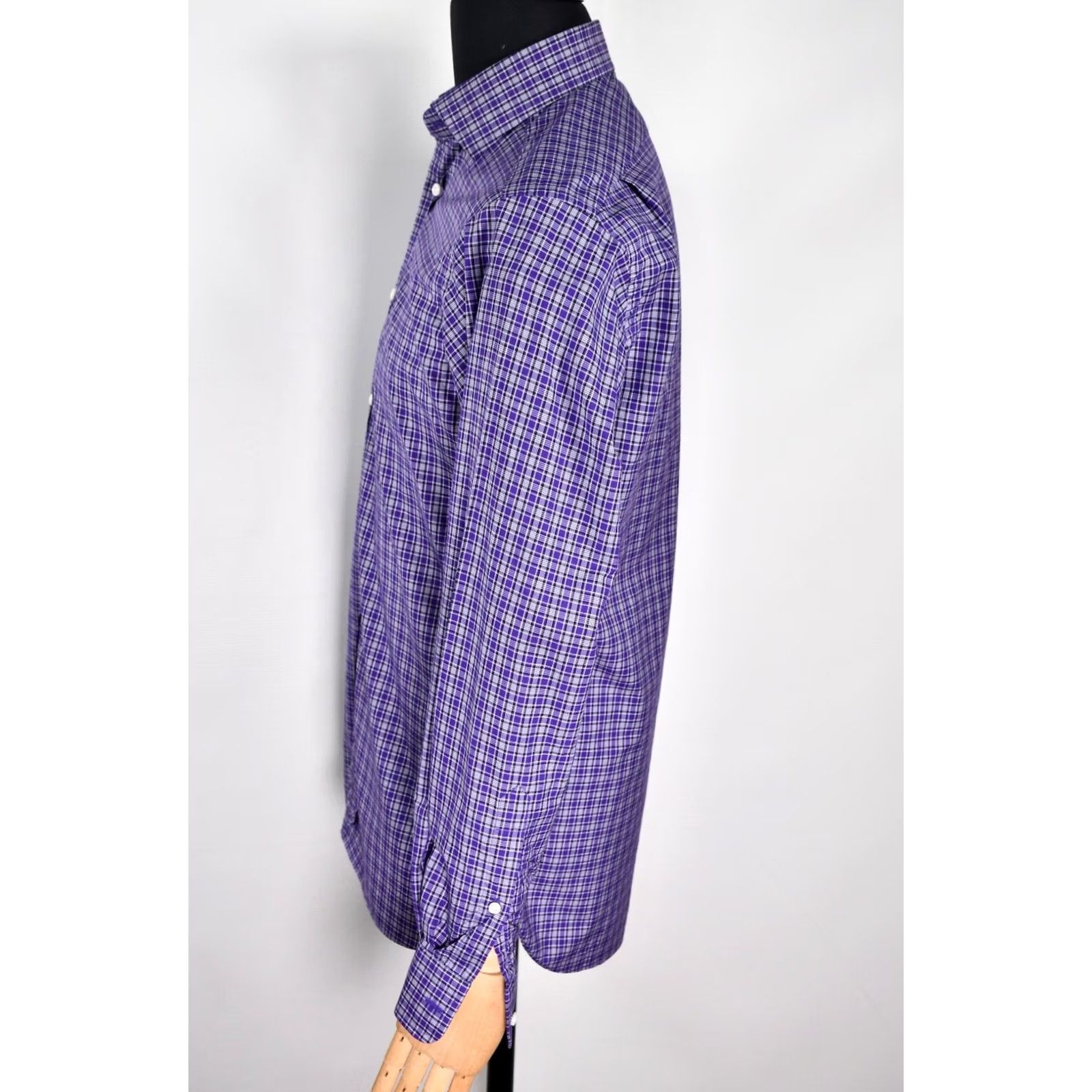 Ralph Lauren Purple Label Ralph Lauren Purple Label Purple Check Shirt Men's 15 Regular 100% Cotton, Redefine: Purple Label Shirt for Men Size US M / EU 48-50 / 2 - 4 Thumbnail