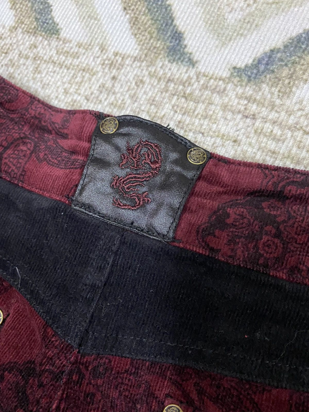 Beauty Beast Japanese Brand Ozz On Wide Leg Flared Pants Size 28" / US 6 / IT 42 - 12 Thumbnail