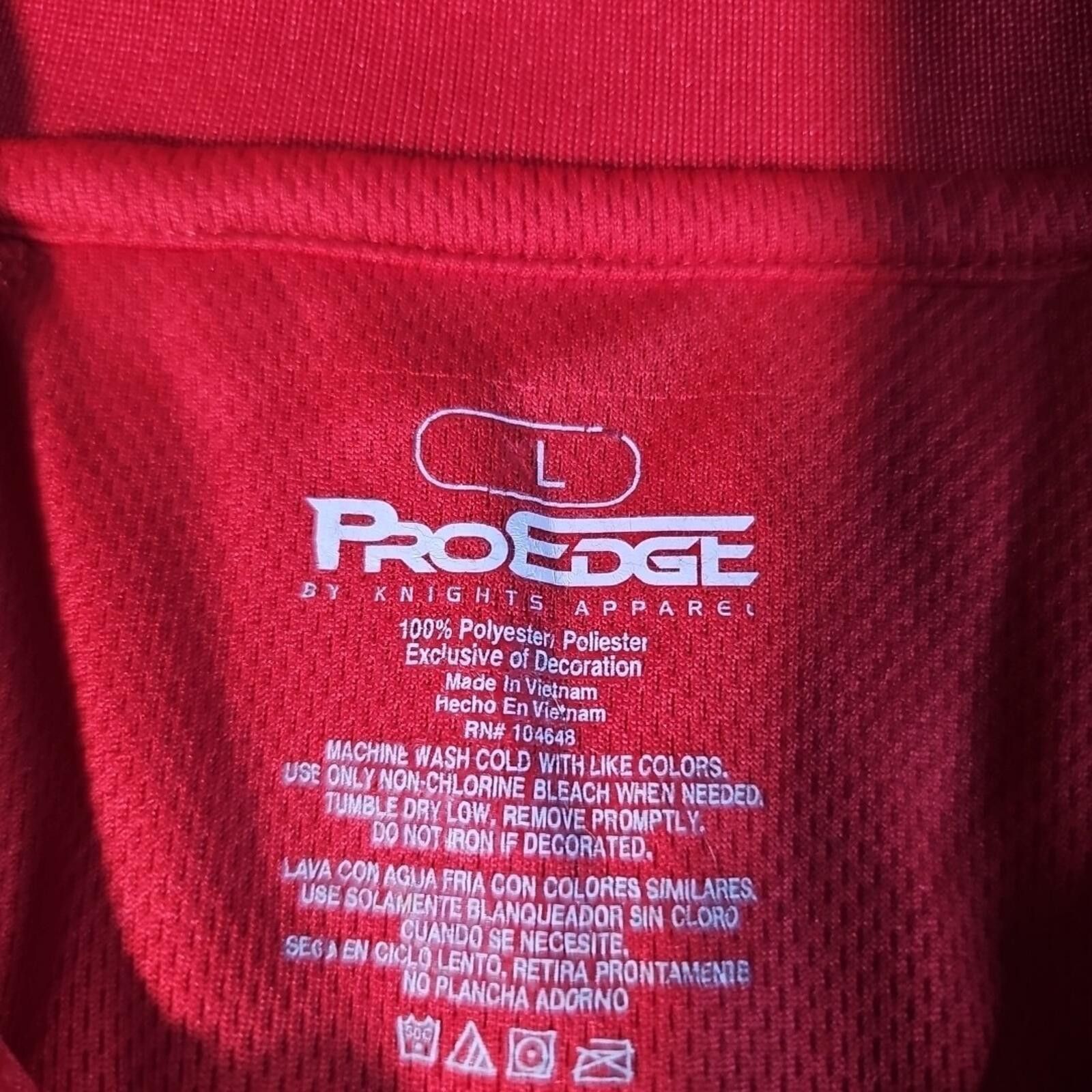 Other Pro Edge L Wisconsin Badgers Polo Size ONE SIZE - 4 Thumbnail