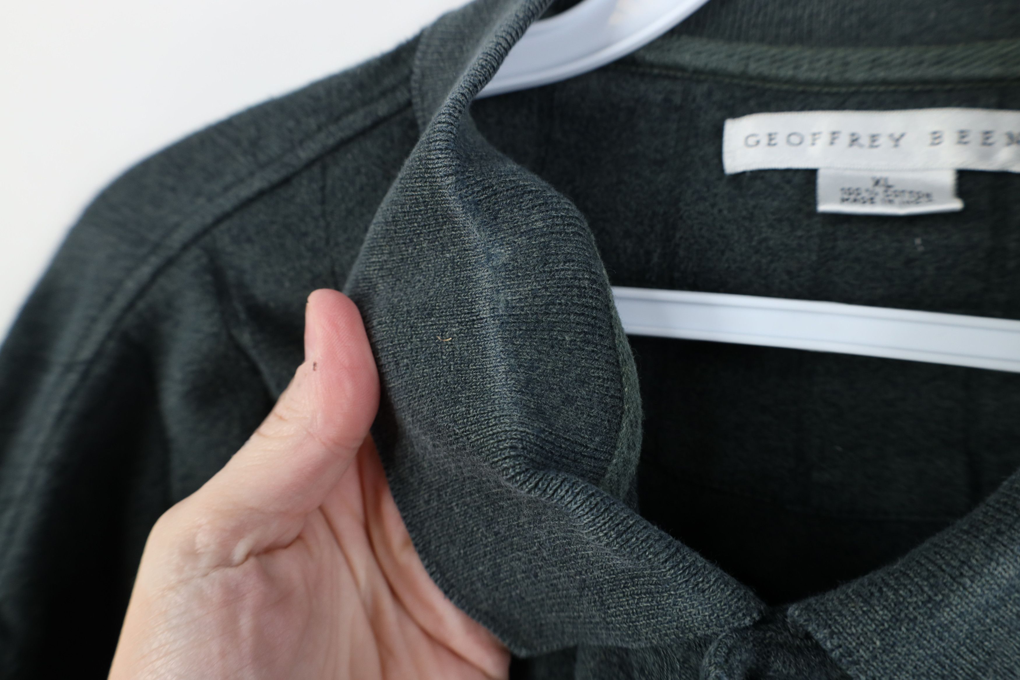 Vintage Vintage 90s Streetwear Knit Long Sleeve Rugby Polo Green Size US XL / EU 56 / 4 - 5 Thumbnail