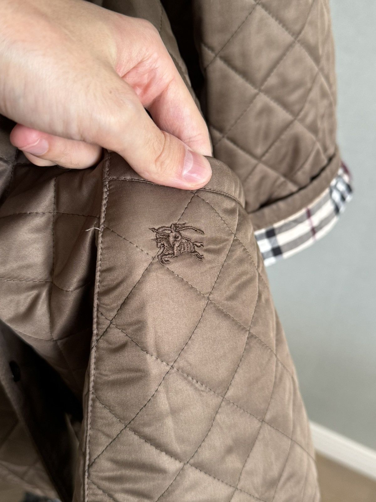 Burberry × Vintage Burberry quilted jacket Size XL / US 12-14 / IT 48-50 - 7 Thumbnail