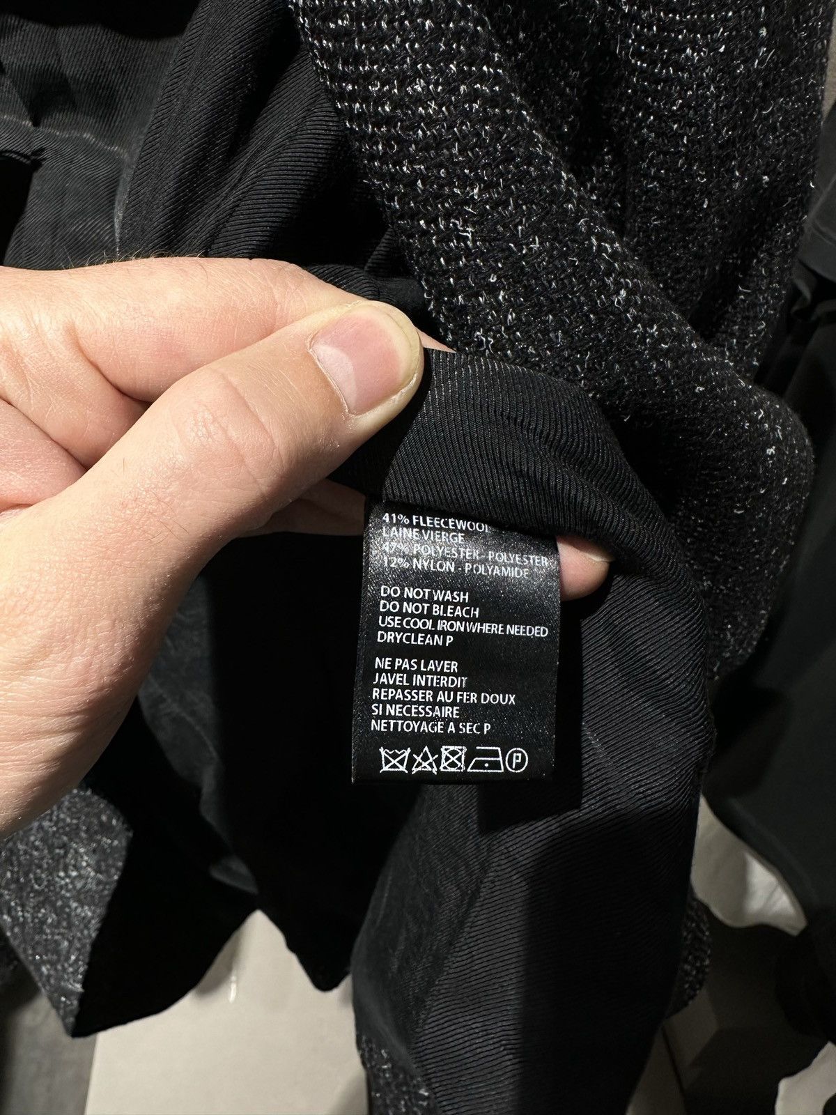 Ann Demeulemeester BNWT! Ann Demeulemeester fleece wool tweed blazer jacket Size XS / US 0-2 / IT 36-38 - 12 Thumbnail