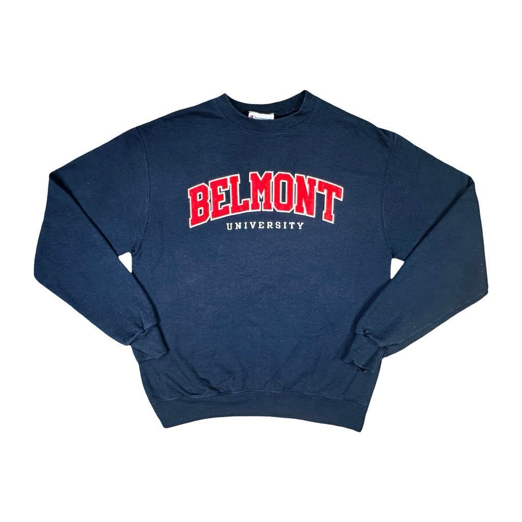 Champion Vintage Champion Belmont University Crew Neck Sweatshirt Size US M / EU 48-50 / 2 - 1 Thumbnail