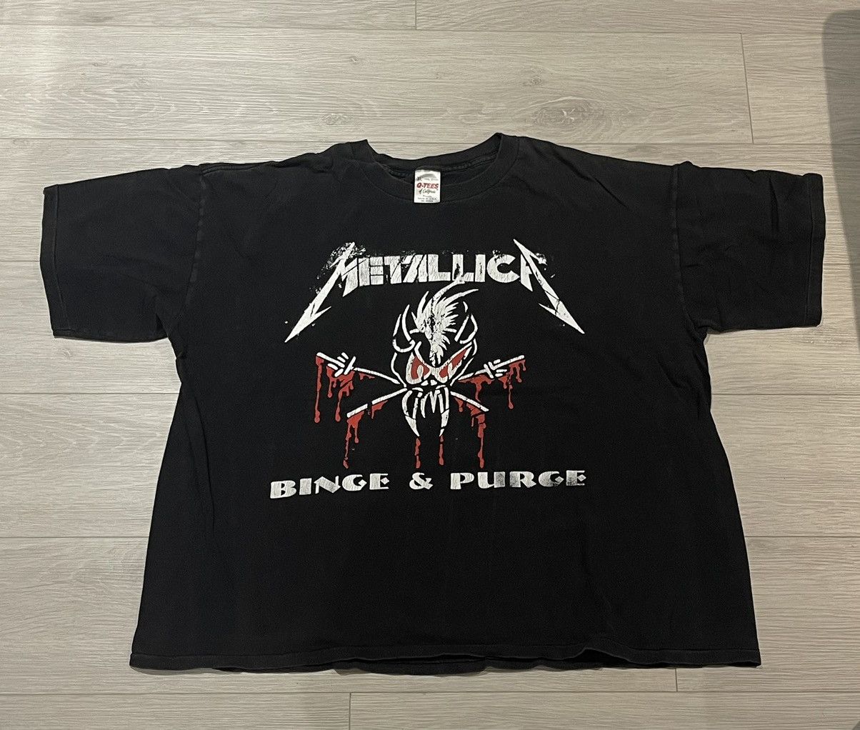 Vintage Vintage 1994 Metallica Binge & Purge Tour Concert T-Shirt XL ...