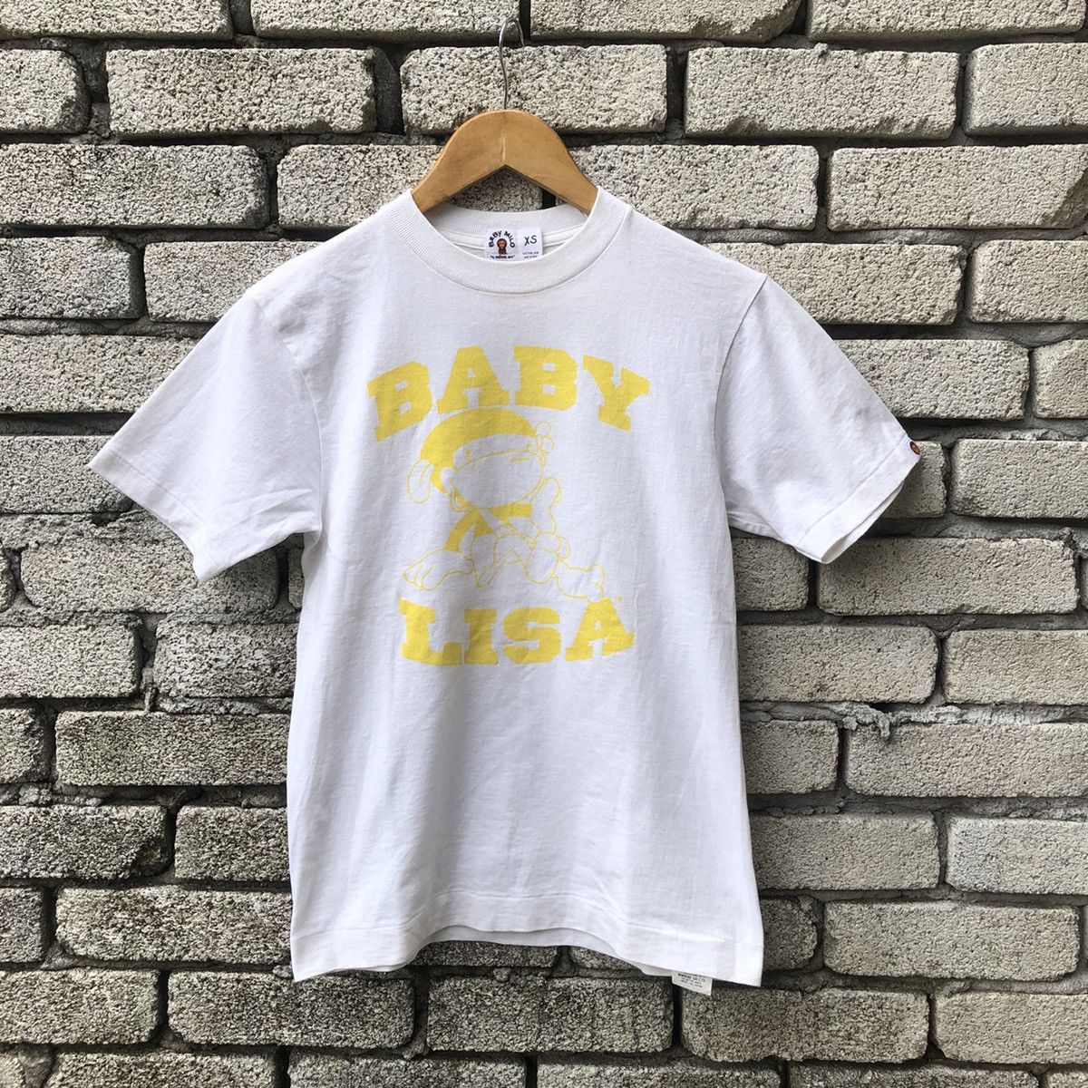 Bape Vintage Bape Baby Millo Baby Lisa Tshirt Size XS / US 0-2 / IT 36-38 - 1 Thumbnail