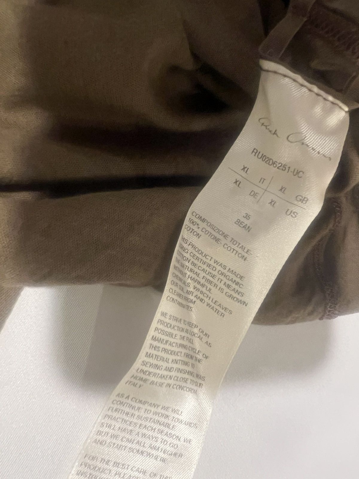 Rick Owens Rick Owens men’s t shirt XL. $790 Size US XL / EU 56 / 4 - 10 Thumbnail