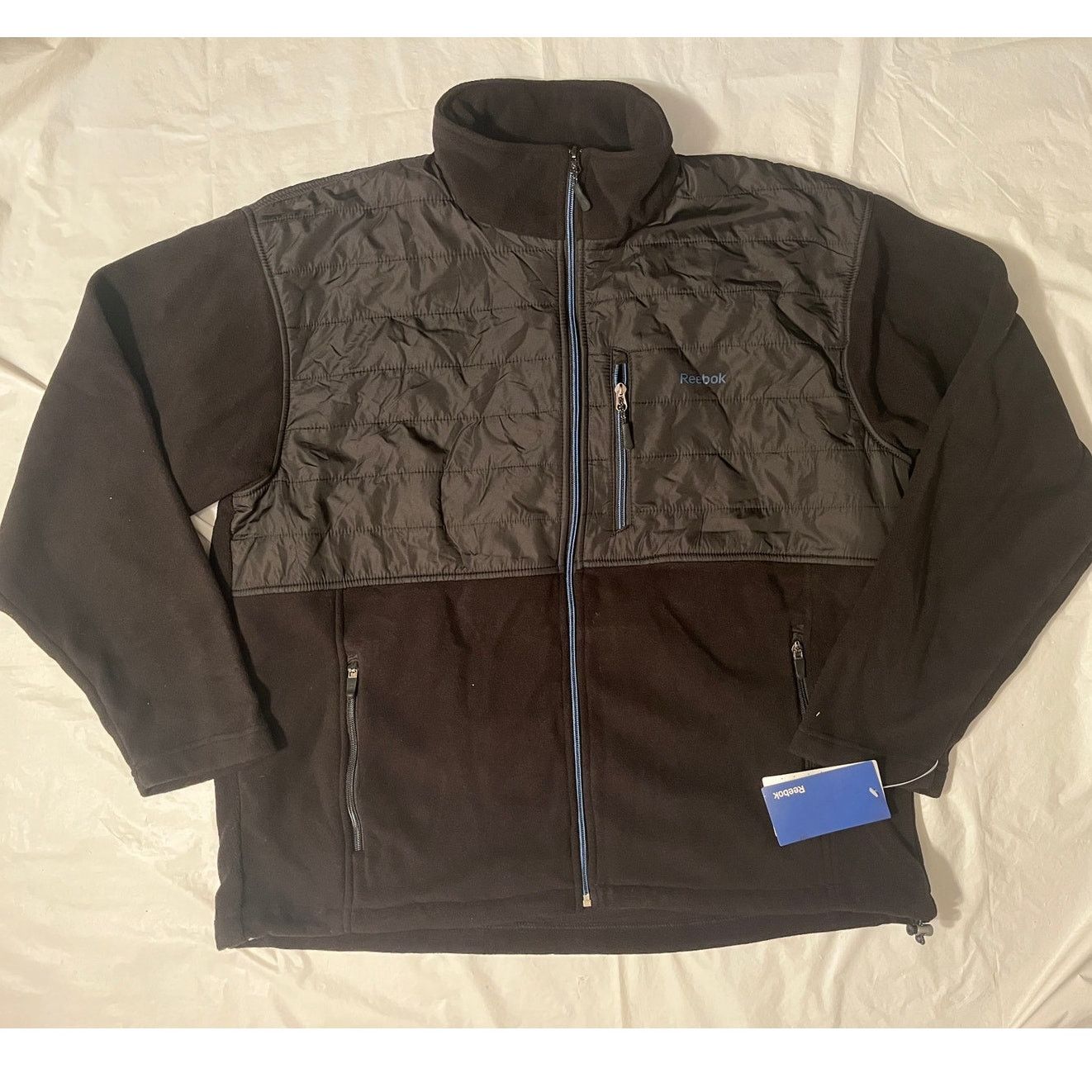Reebok REEBOK PREMIUM MICRO FLEECE Jacket - X-Large - Black Size US XL / EU 56 / 4 - 2 Thumbnail