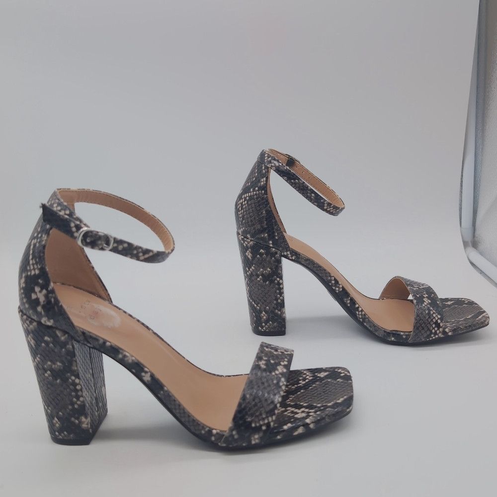 Other A New Day Faux Snake Skin Sz 7.5 Strapped Sandals Heels Size US 7.5 / IT 37.5 - 7 Thumbnail
