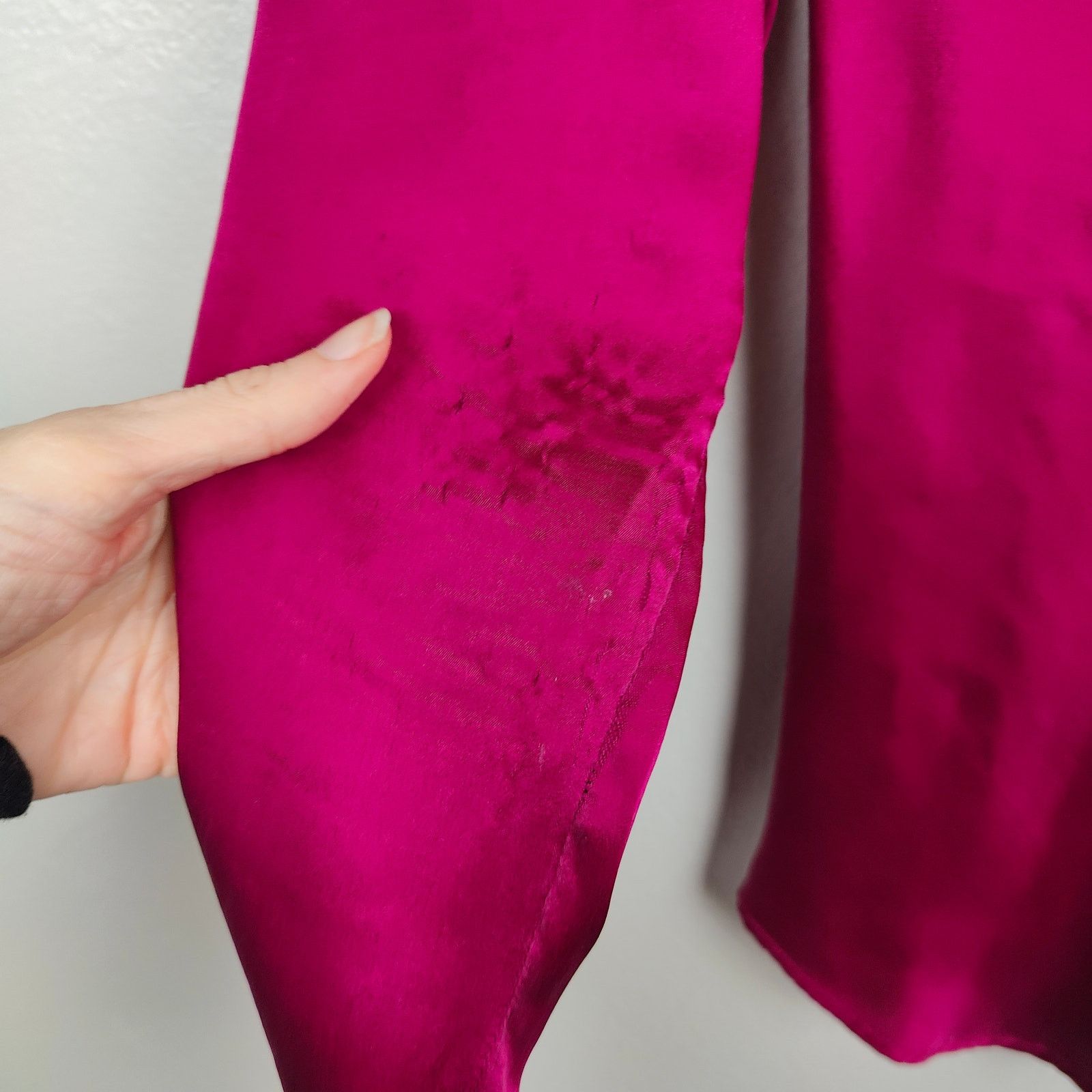 Other Sundance Top Womens Small Fuchsia Pink Draped Boatneck Size S / US 4 / IT 40 - 4 Thumbnail
