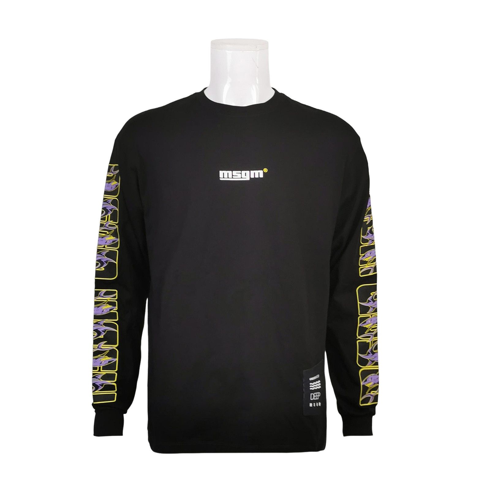 MSGM MSGM Sleeve Graphic Logo Long Sleeve T-Shirt US M Size US M / EU 48-50 / 2 - 1 Thumbnail