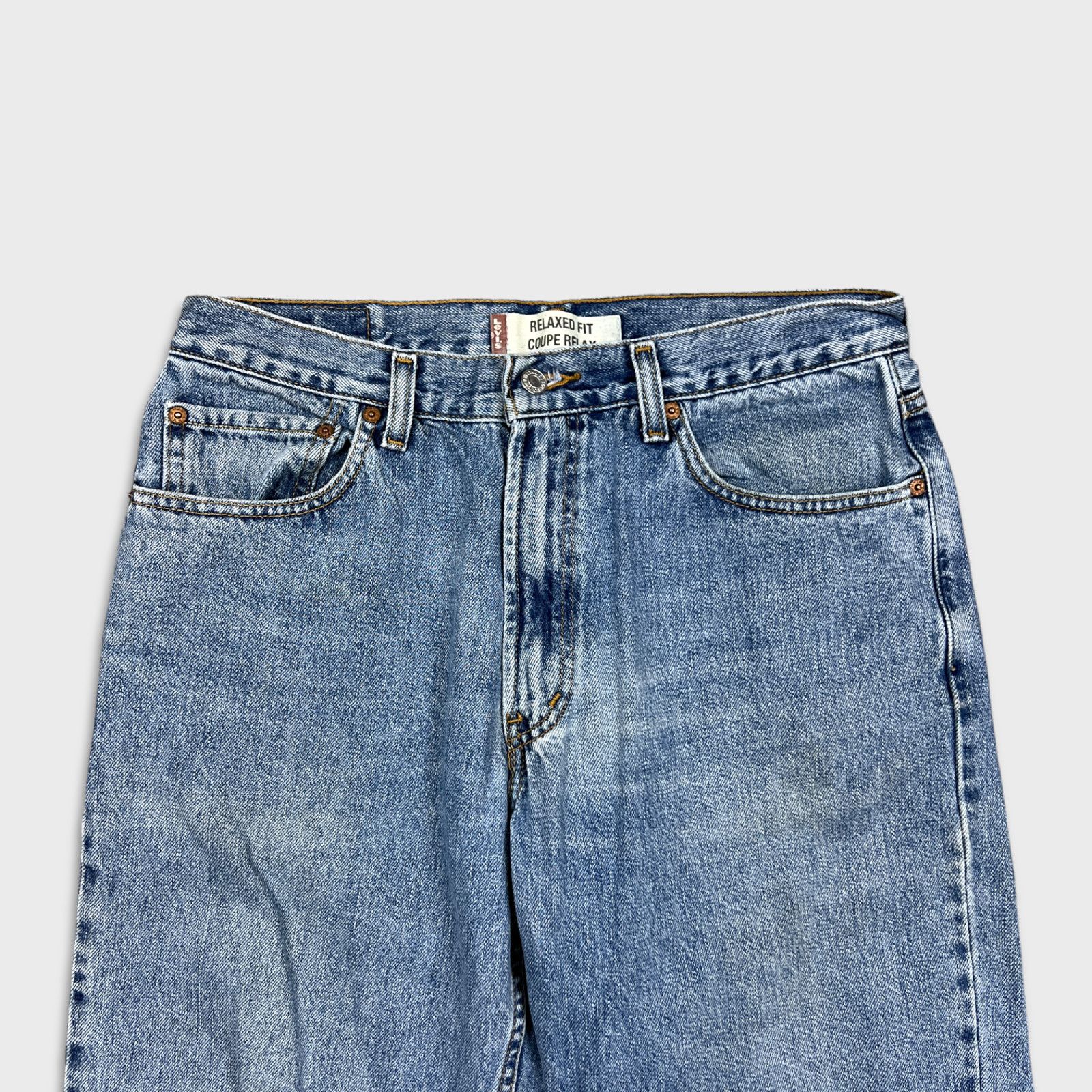 Levi's × Vintage Levi's 550 Jeans 34x31 Relaxed Light Wash Baggy Denim Pants Size US 34 / EU 50 - 3 Thumbnail