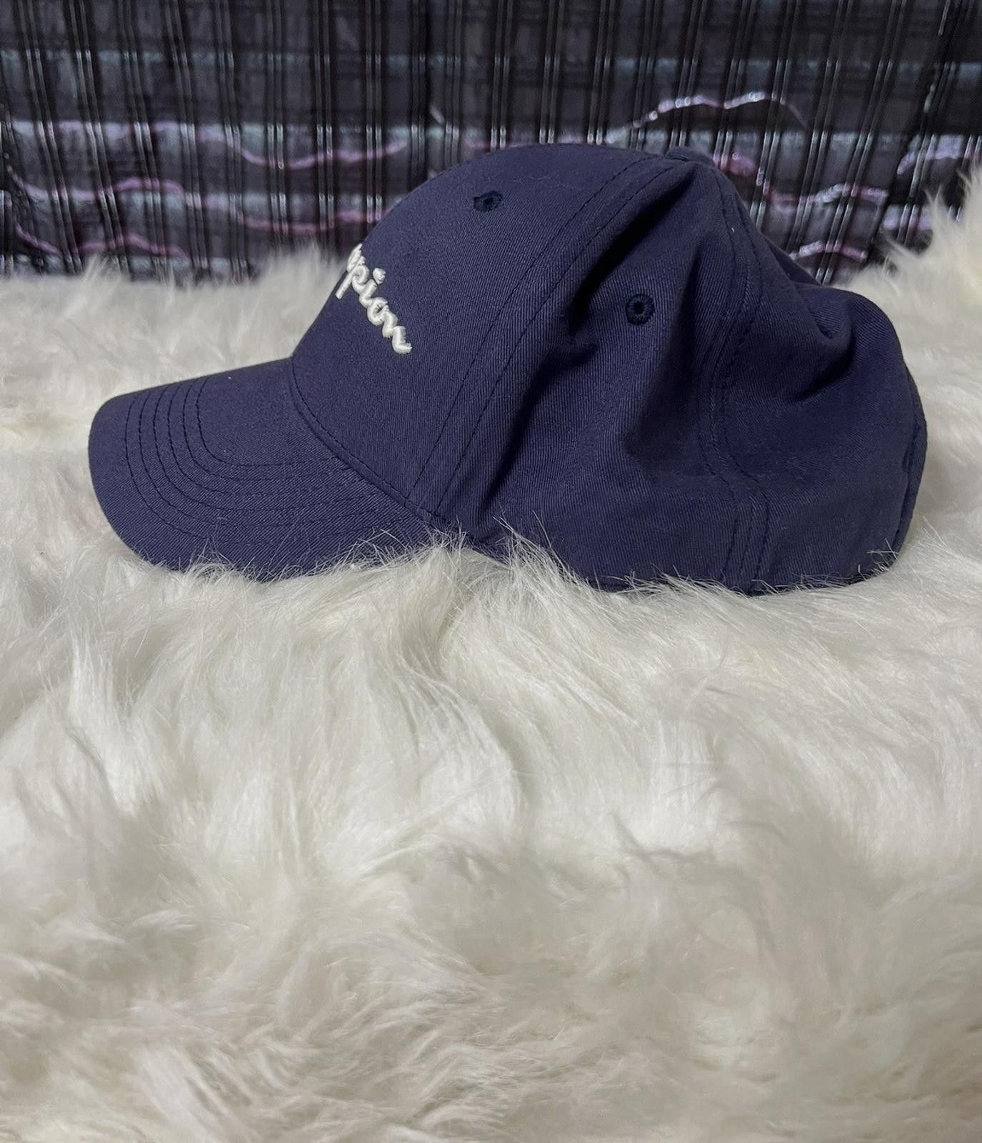 Champion Champion Hat Cap Strap Back Mens Blue Adjustable Size ONE SIZE - 2 Thumbnail
