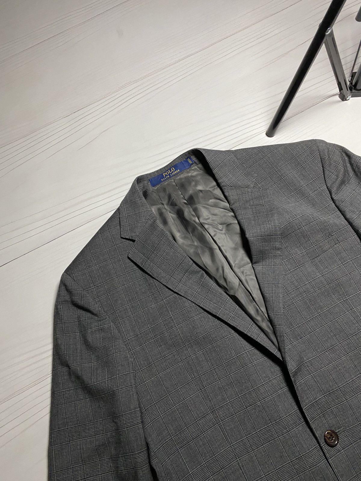 Polo Ralph Lauren Polo ralph lauren custom fit plaid blazer Size 40R - 10 Thumbnail