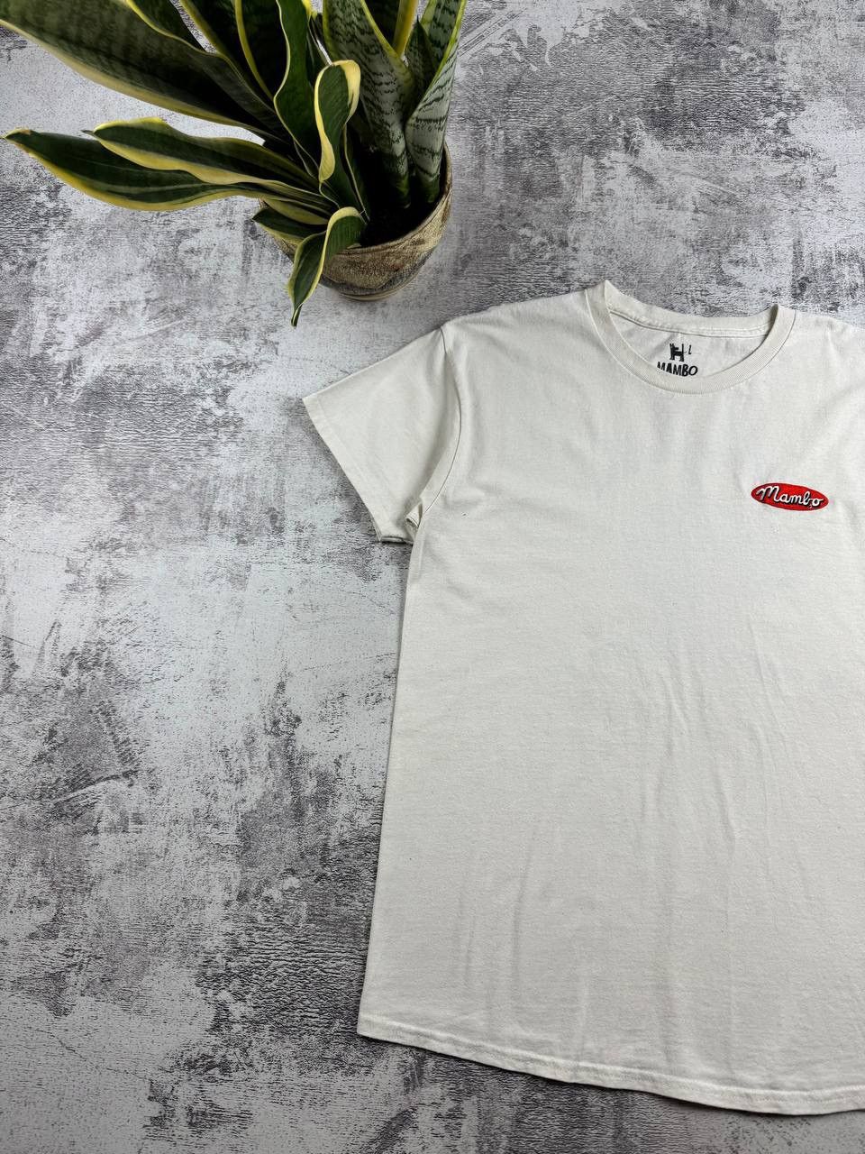 Mambo Mambo Graphic Men’s L Beige Surf Logo 100% Cotton Basic Jersey T Shirt Tee Shirt Size US L / EU 52-54 / 3 - 8 Thumbnail