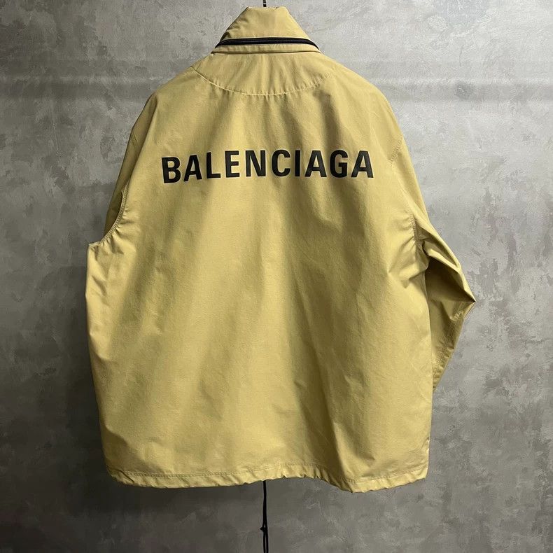 Balenciaga Balenciaga size 38 Beige hooded logo monogram print long s Size XS / US 0-2 / IT 36-38 - 5 Thumbnail