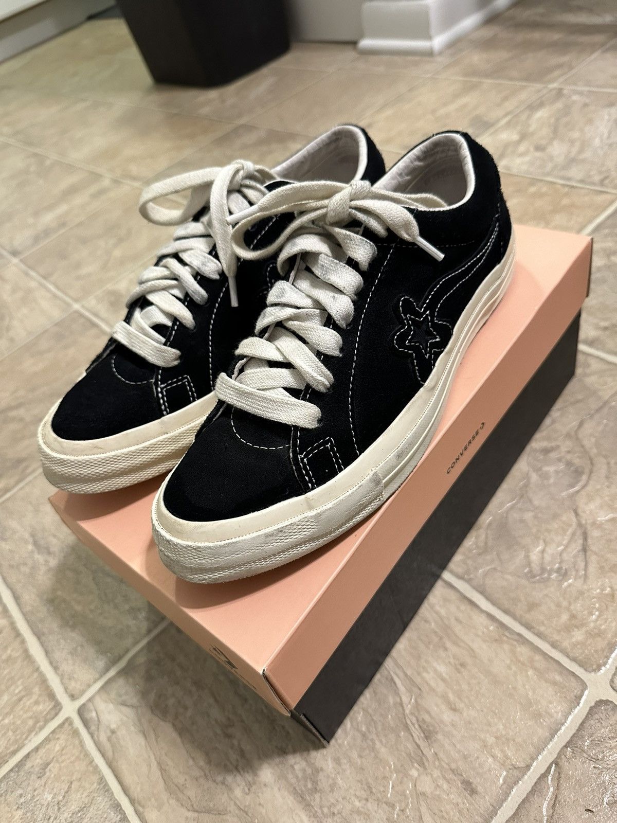 image of Converse One Star Ox Golf Le Fleur Mono (Black) 2018 Shoes, Men's (Size 8.5)